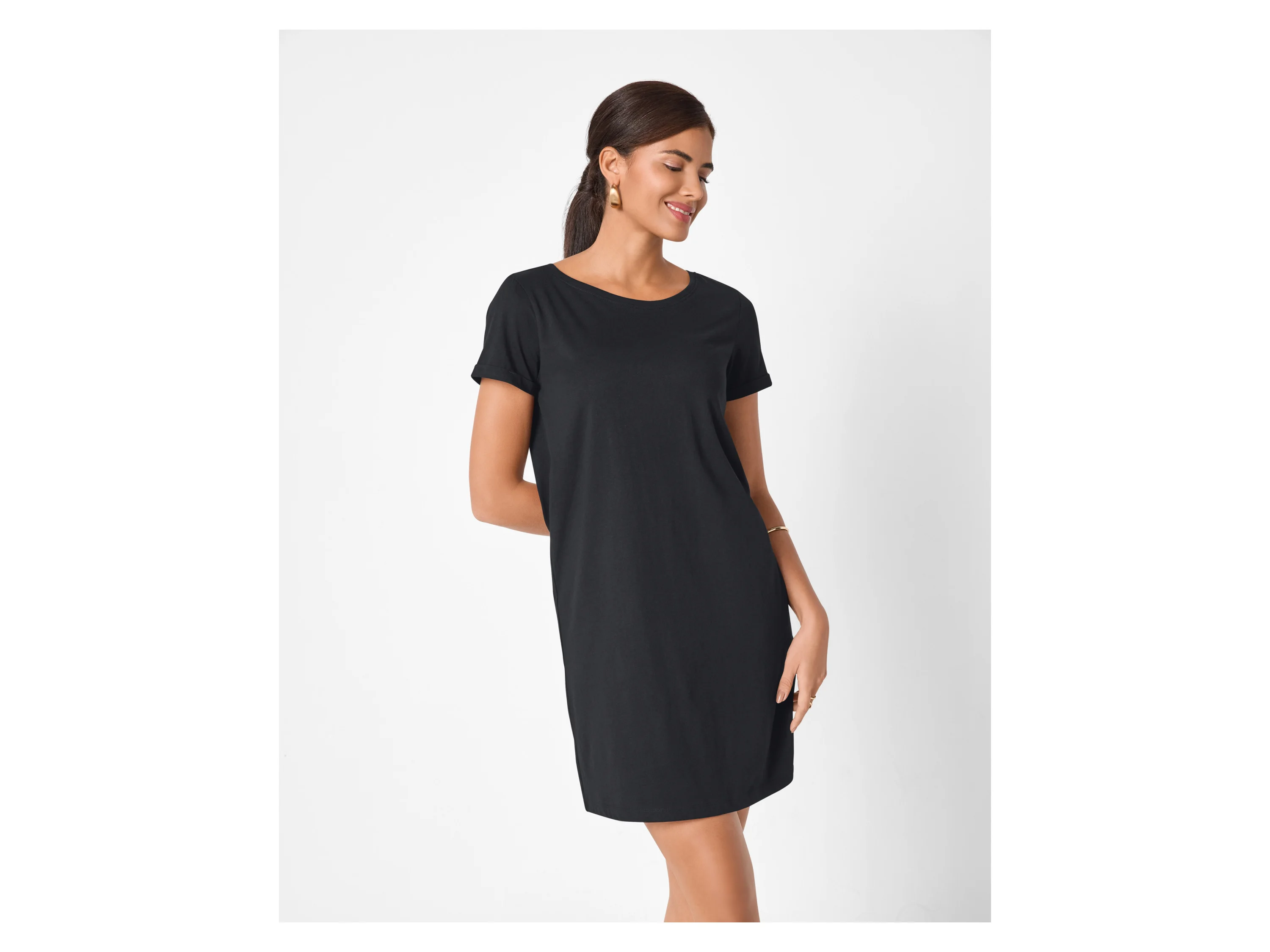 ESMARA® Damen Kleid (Schwarz, XS(32/34)) – Bild 2 von 4
