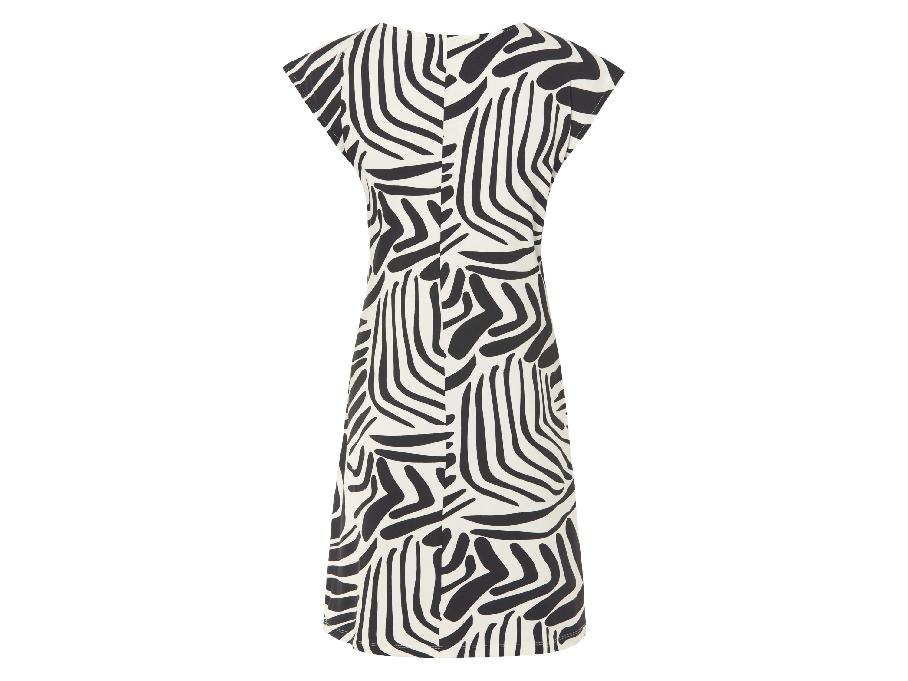 ESMARA® Damen Kleid (Schwarz/weiß, S(36/38)) – Bild 3 von 4