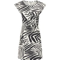 ESMARA® Damen Kleid (Schwarz/weiß, L(44/46))