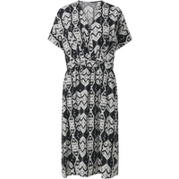 ESMARA® Damen Kleid (Schwarz/weiß, 40)