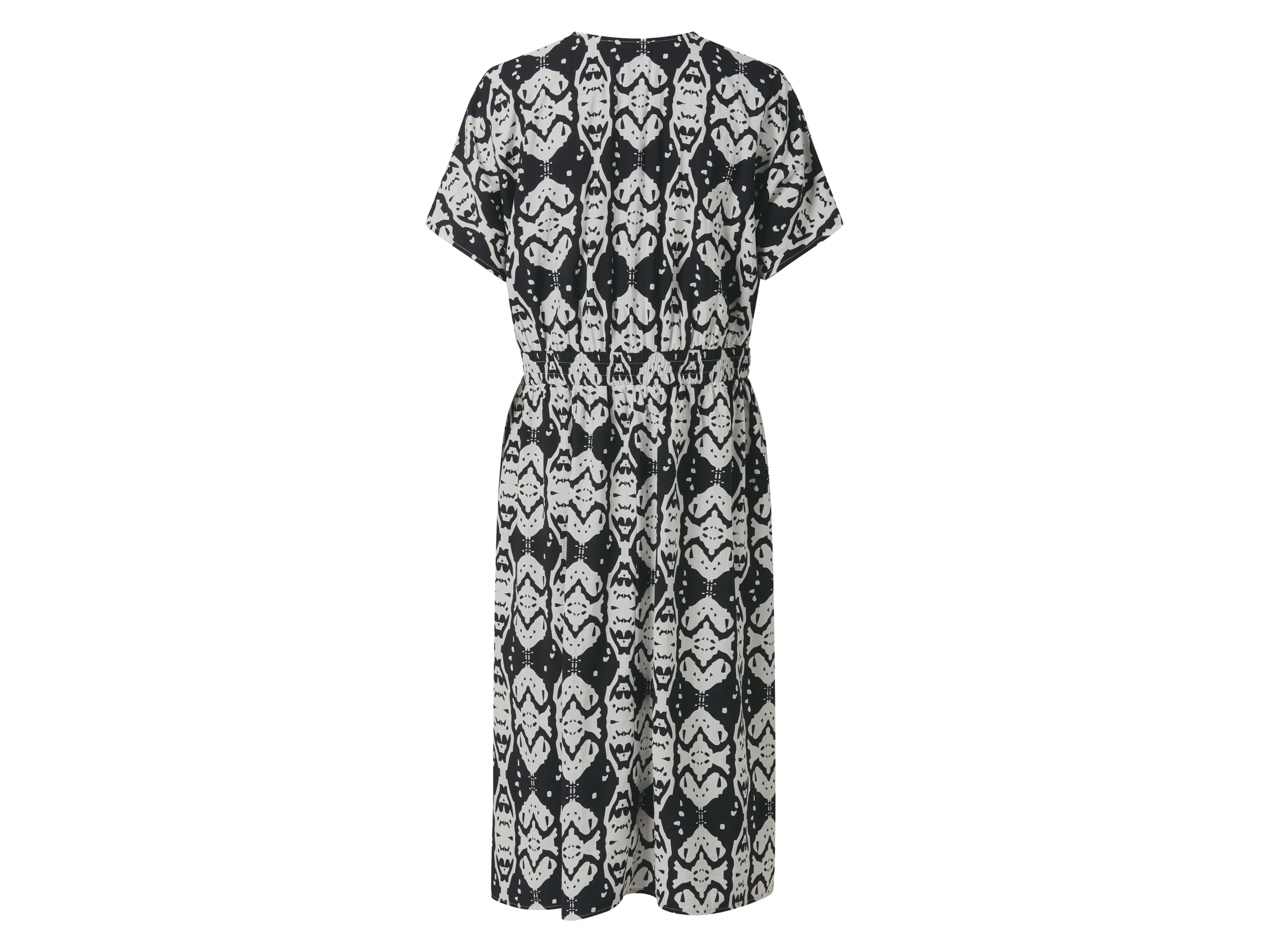 ESMARA® Damen Kleid (Schwarz/weiß, 42) – Bild 3 von 3