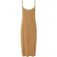 ESMARA® Damen Kleid Struktur (Braun, M (40/42))