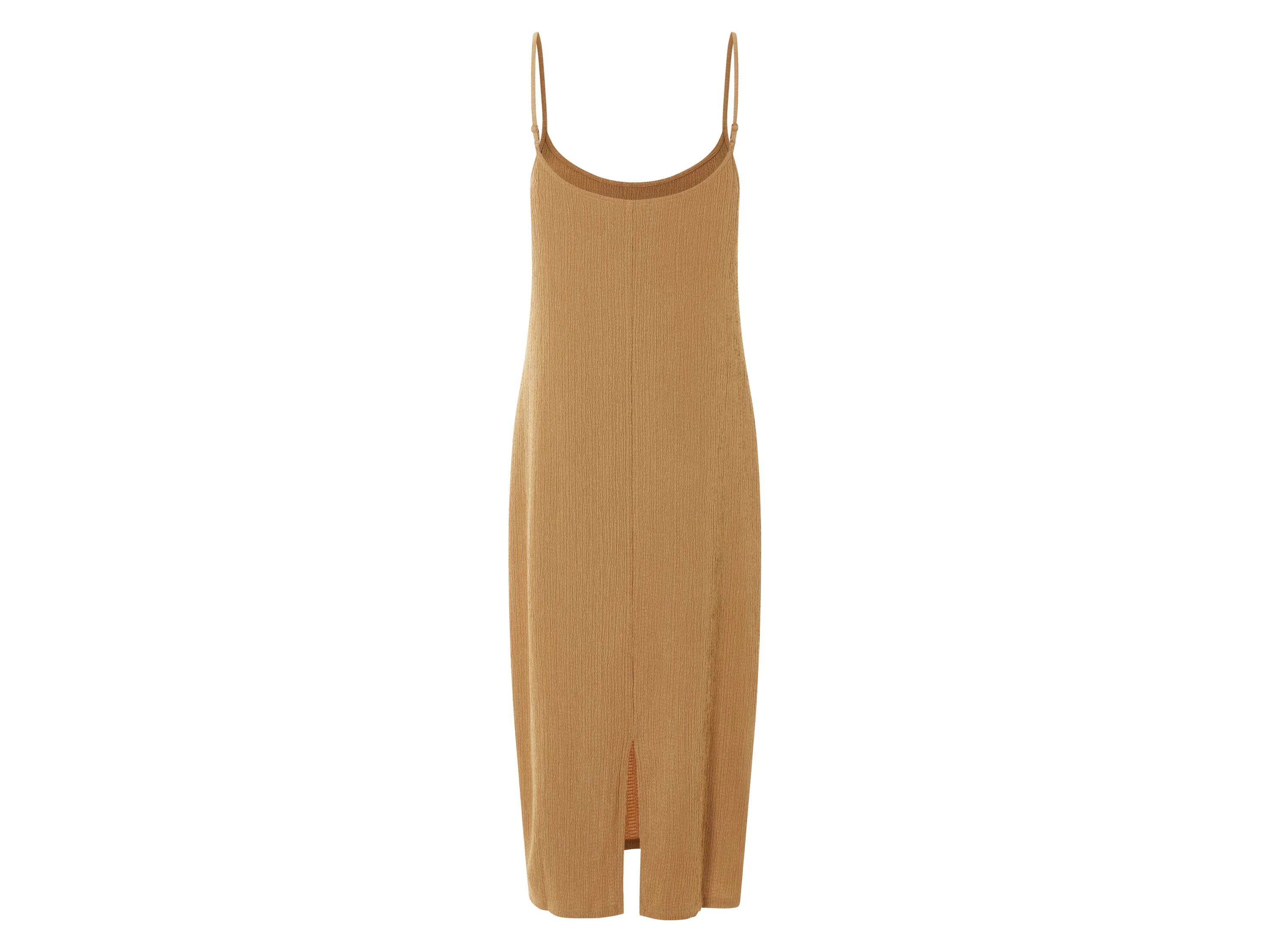 ESMARA® Damen Kleid Struktur (Braun, M (40/42)) – Bild 3 von 4