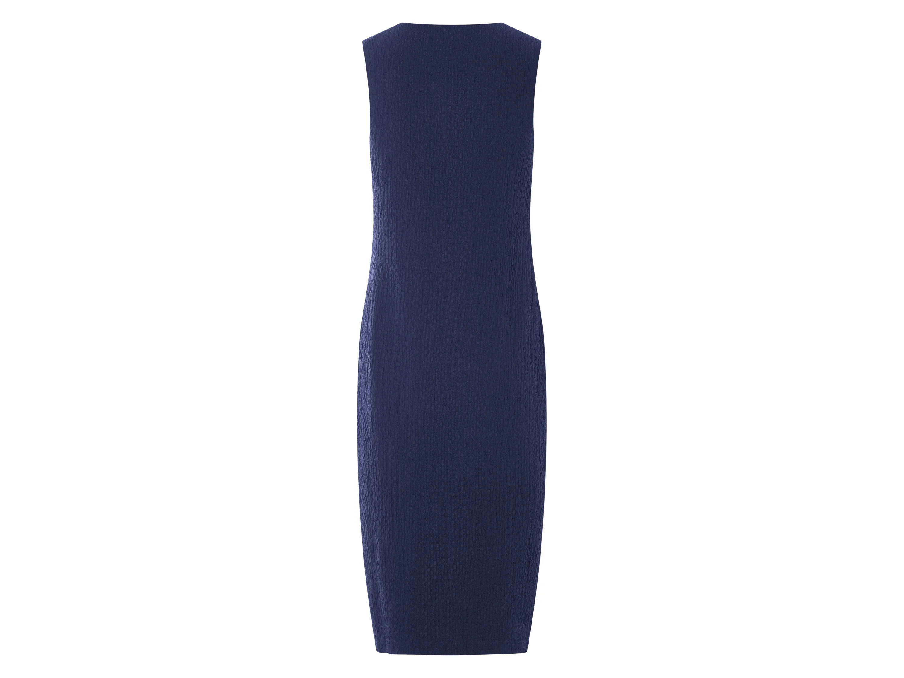 ESMARA® Damen Kleid Struktur (Navy, XS (32/34)) – Bild 3 von 4