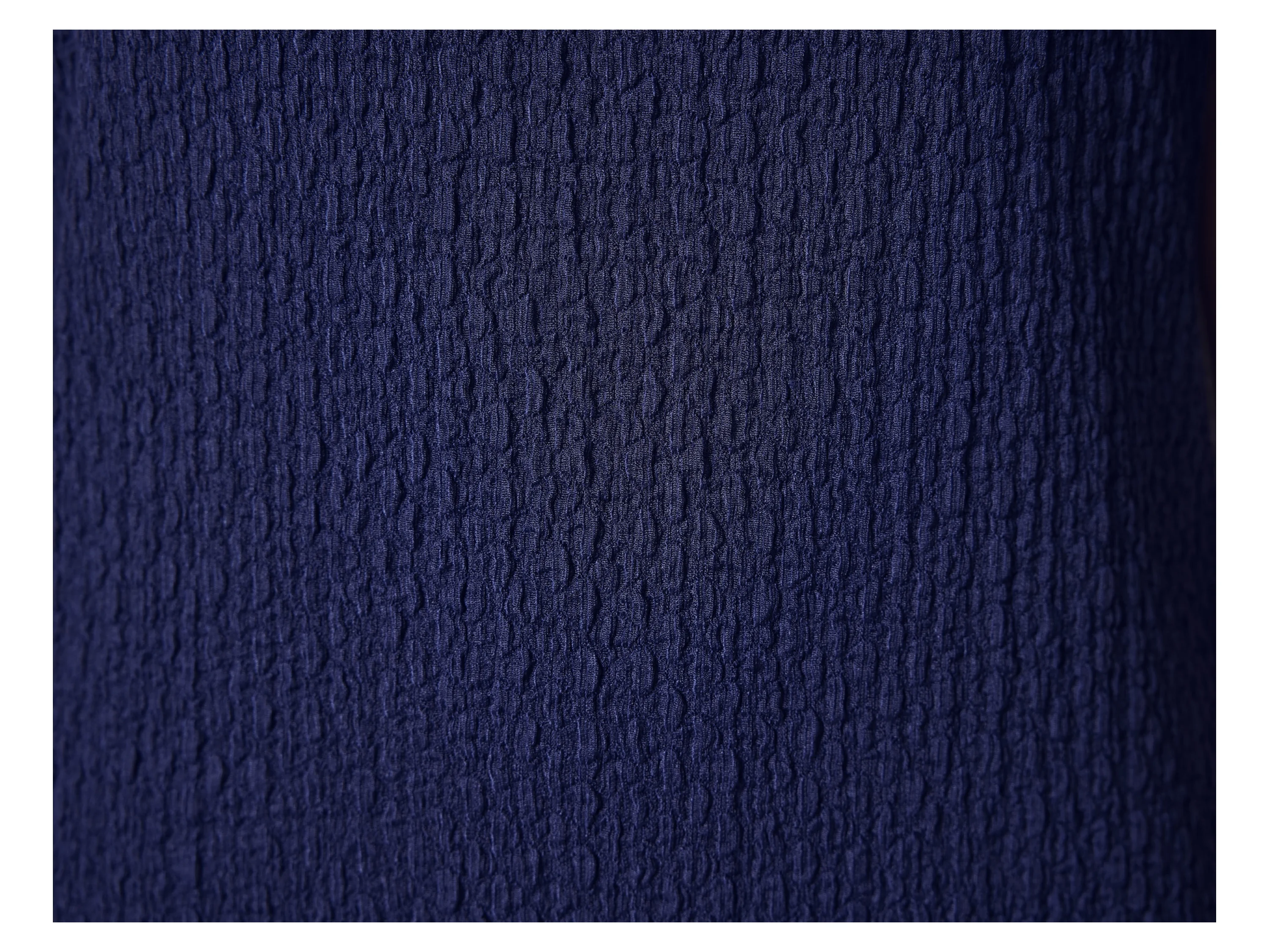ESMARA® Damen Kleid Struktur (Navy, M (40/42)) – Bild 4 von 4