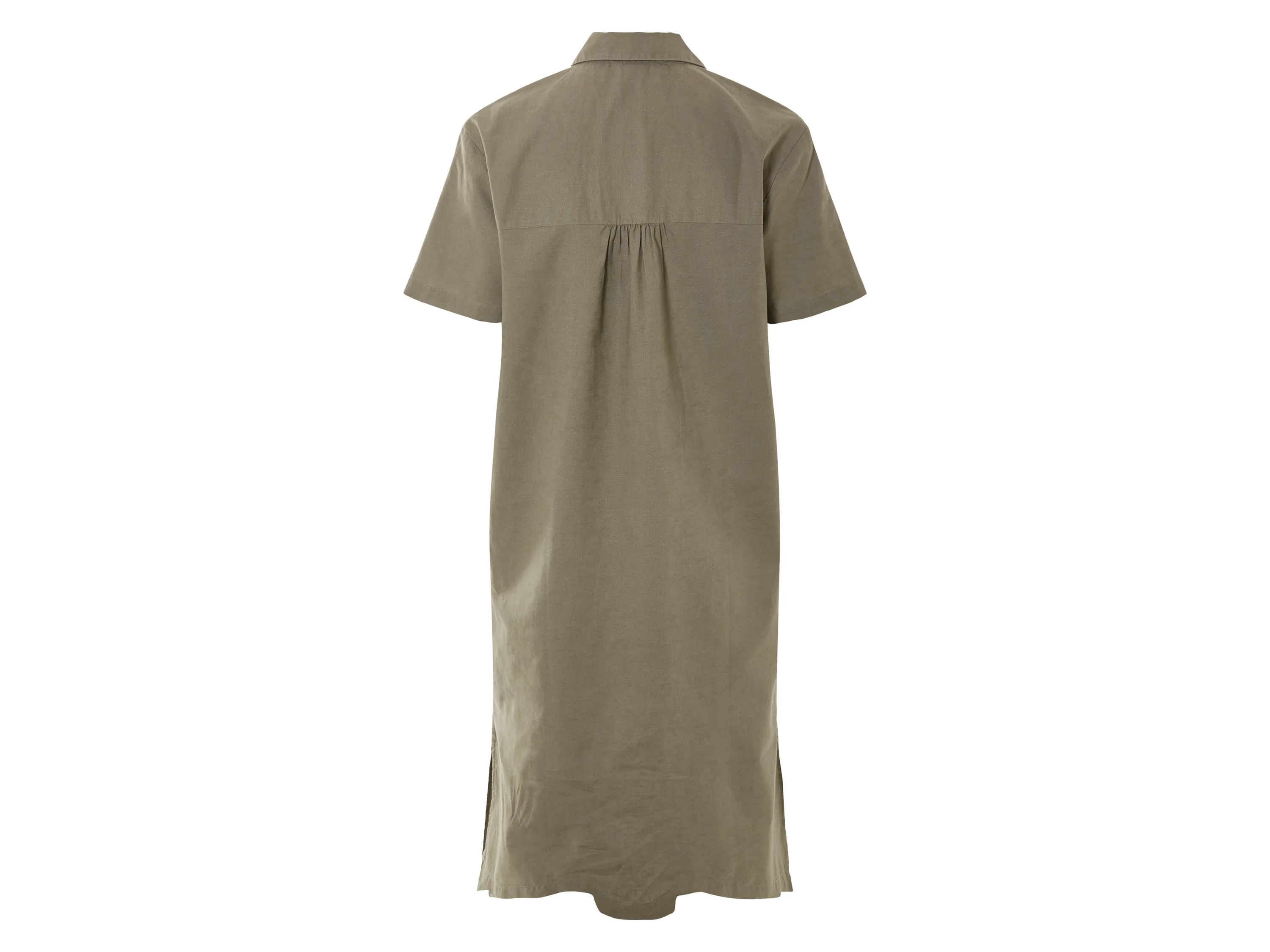 ESMARA® Damen Kleid (Taupe, 36) – Bild 3 von 4