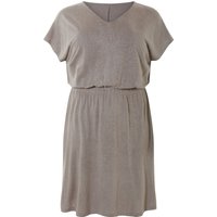 ESMARA® Damen Kleid (Taupe, XL(48/50))