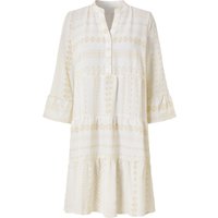 ESMARA® Damen Kleid Tunika (Creme, M(40/42))