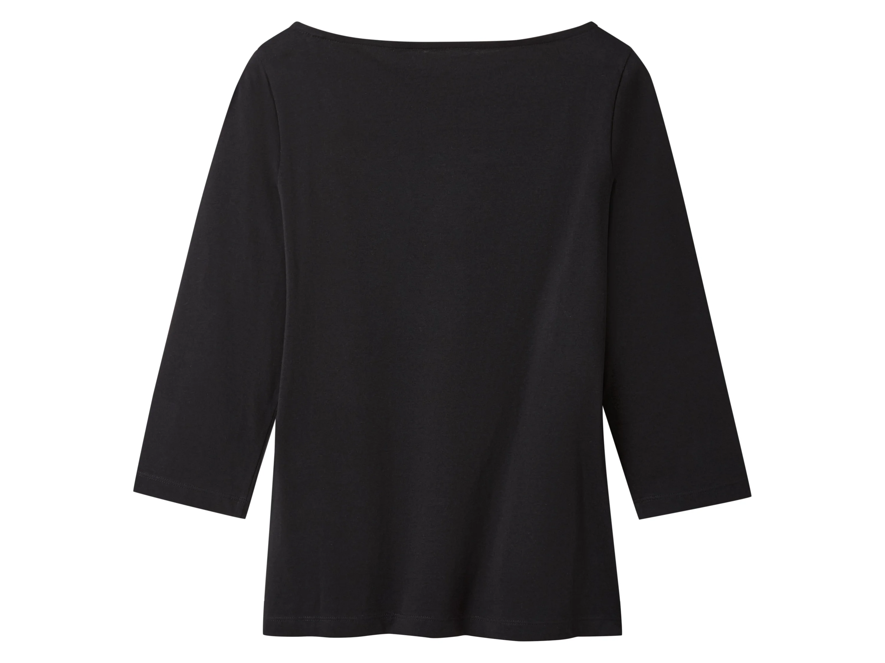 ESMARA® Damen Langarmshirt 3/4 Arm, 2 Stück (Schwarz/weiß, S(36/38)) – Bild 4 von 4