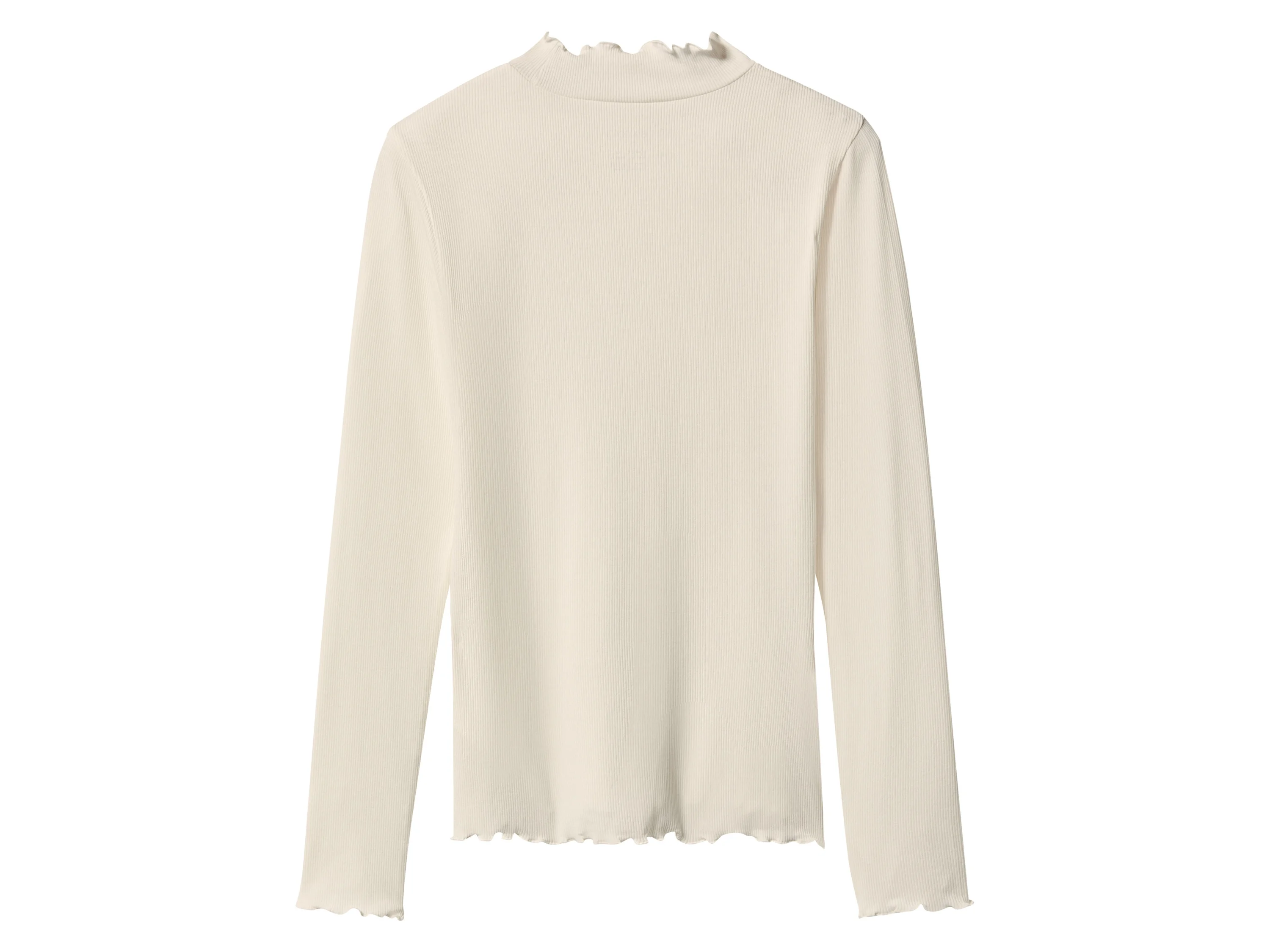 ESMARA® Damen Langarmshirt (Beige, L(44/46)) – Bild 3 von 4