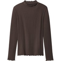 ESMARA® Damen Langarmshirt (Braun, L(44/46))