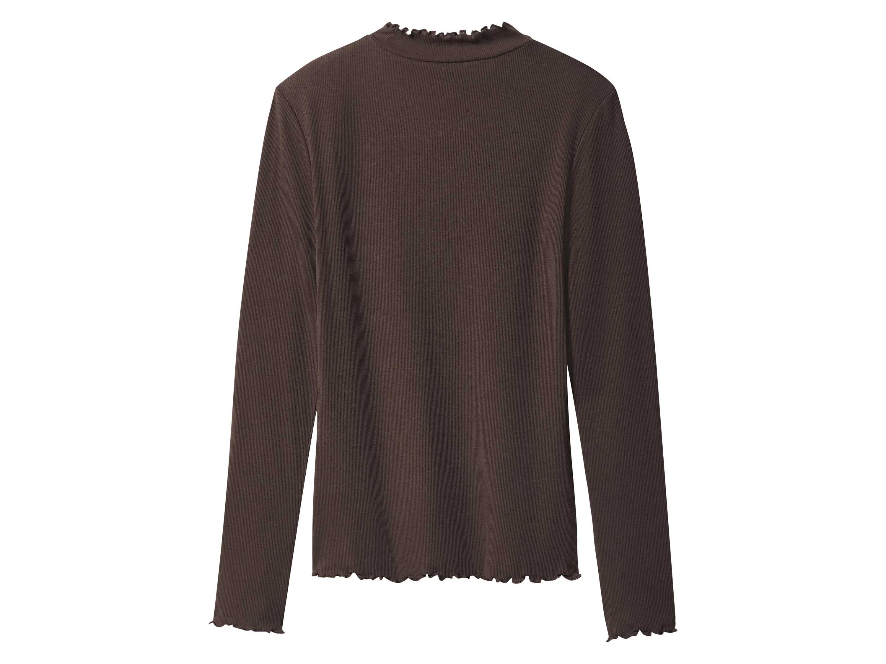 ESMARA® Damen Langarmshirt (Braun, L(44/46)) – Bild 3 von 4