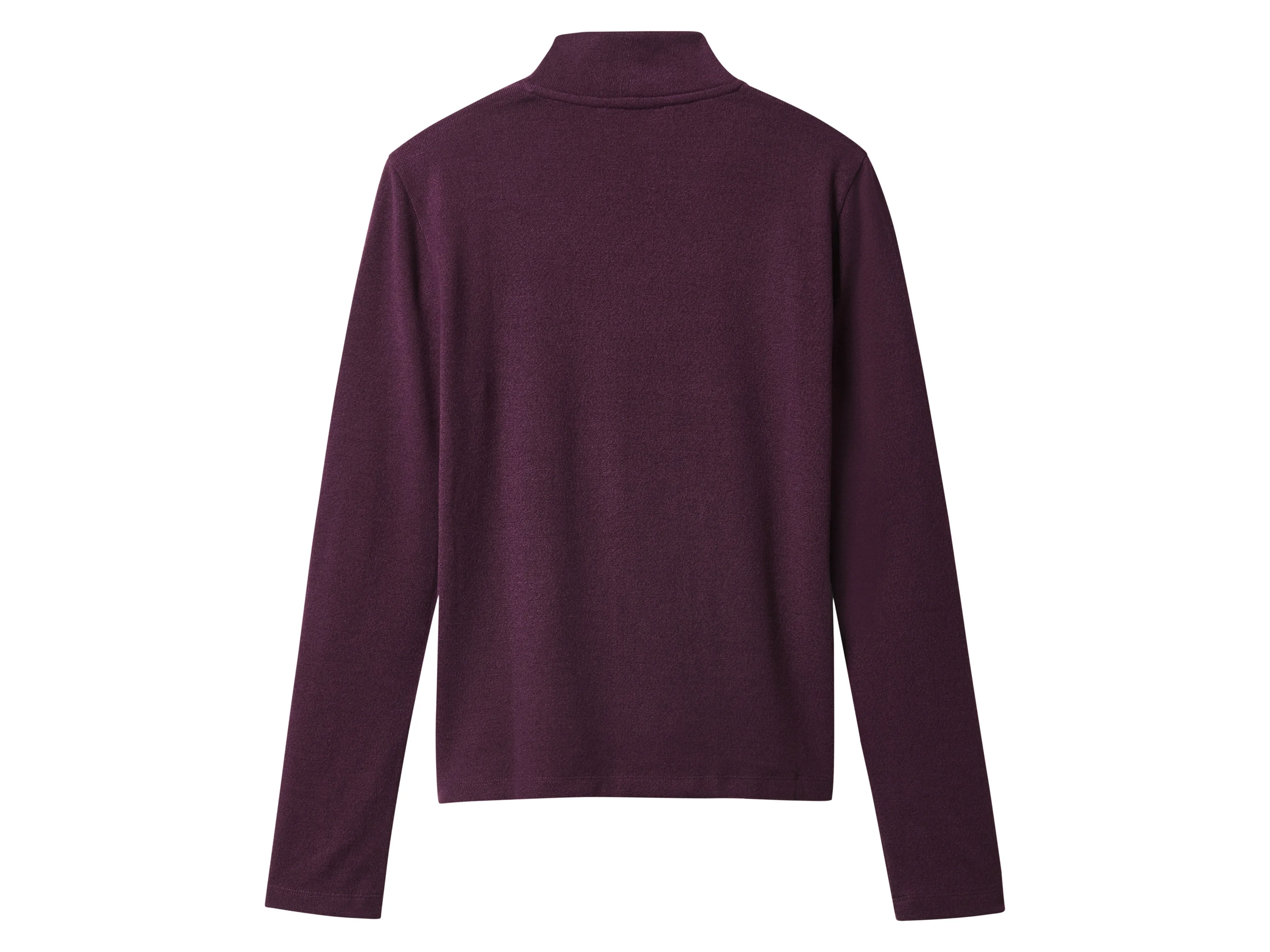 ESMARA® Damen Langarmshirt (Burgunder, XS(32/34)) – Bild 3 von 4