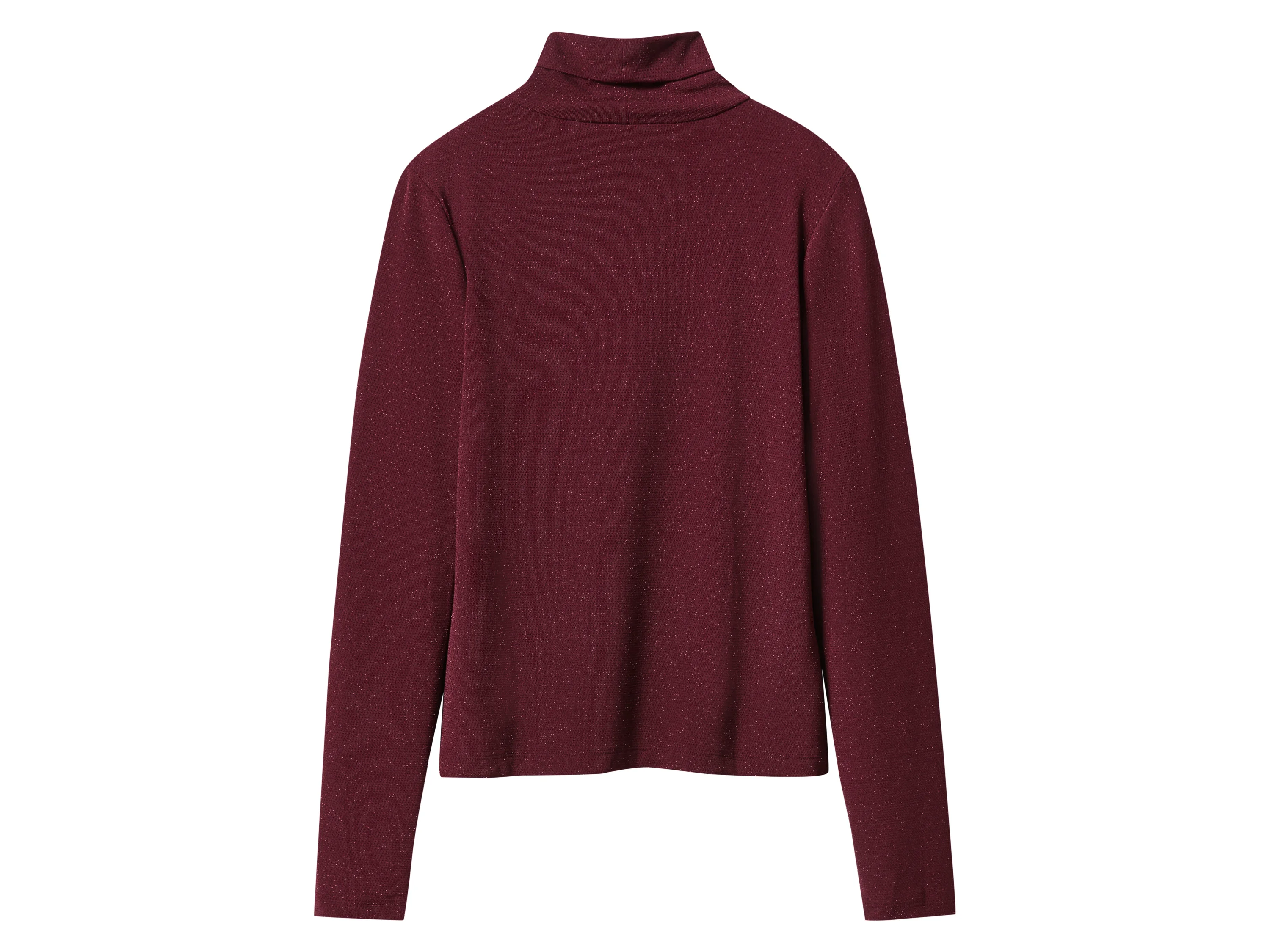 ESMARA® Damen Langarmshirt (Burgunder, S(36/38)) – Bild 3 von 4