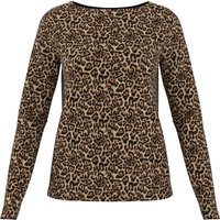 ESMARA® Damen Langarmshirt (Gemustert, L(44/46))