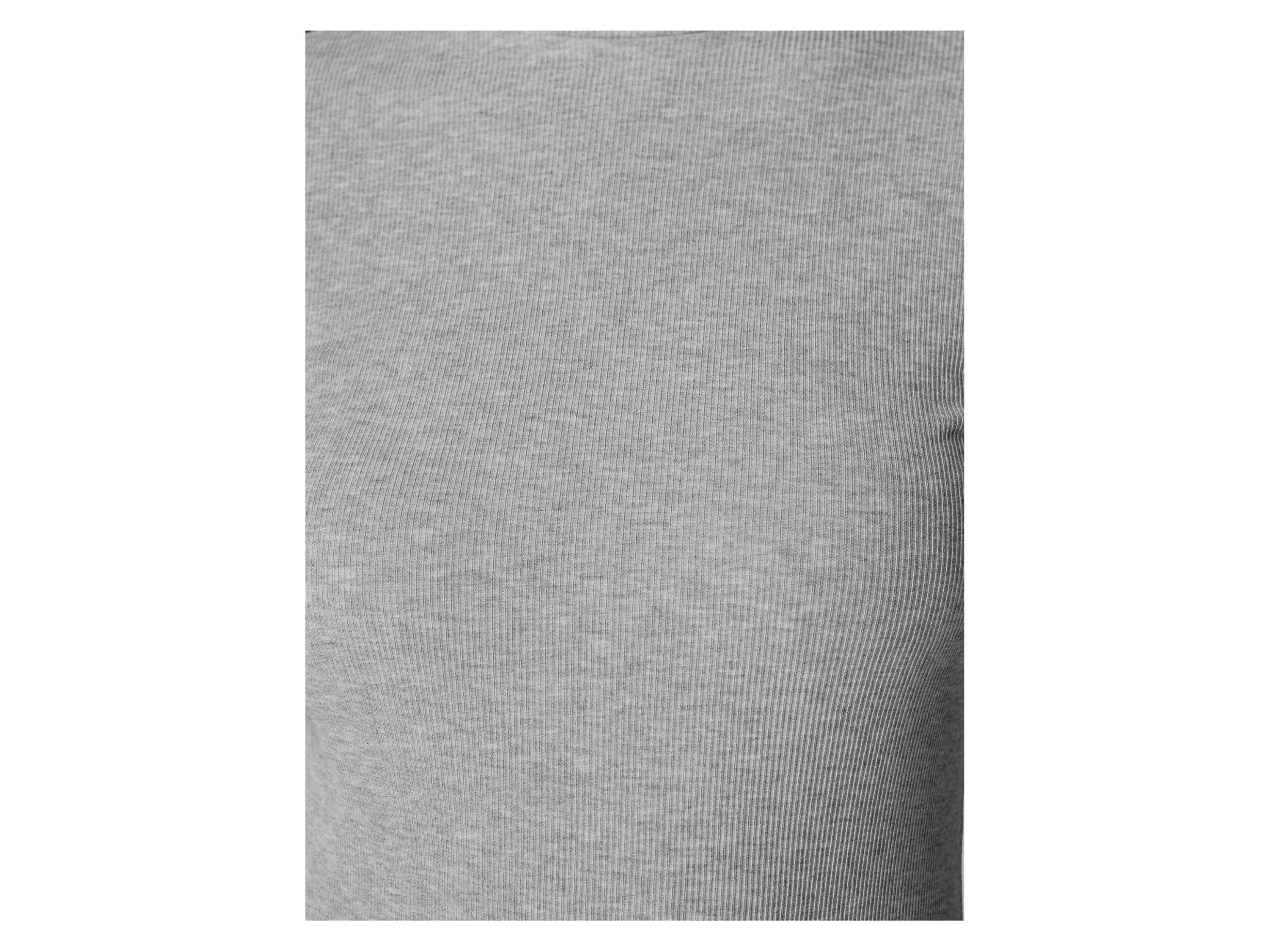 ESMARA® Damen Langarmshirt Rollkragen Rippe (Grau, L(44/46)) – Bild 4 von 4