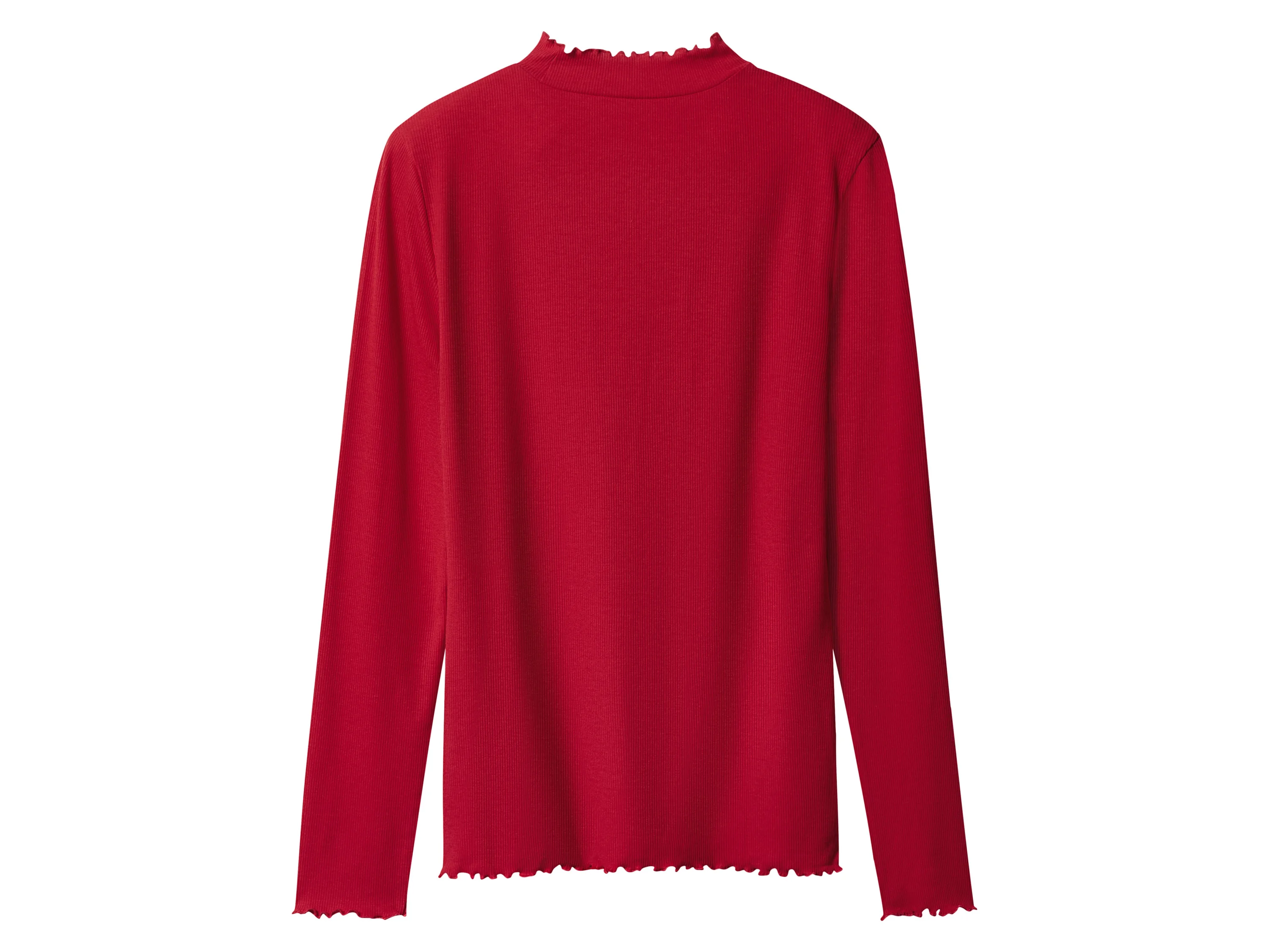 ESMARA® Damen Langarmshirt (Rot, M(40/42)) – Bild 3 von 4