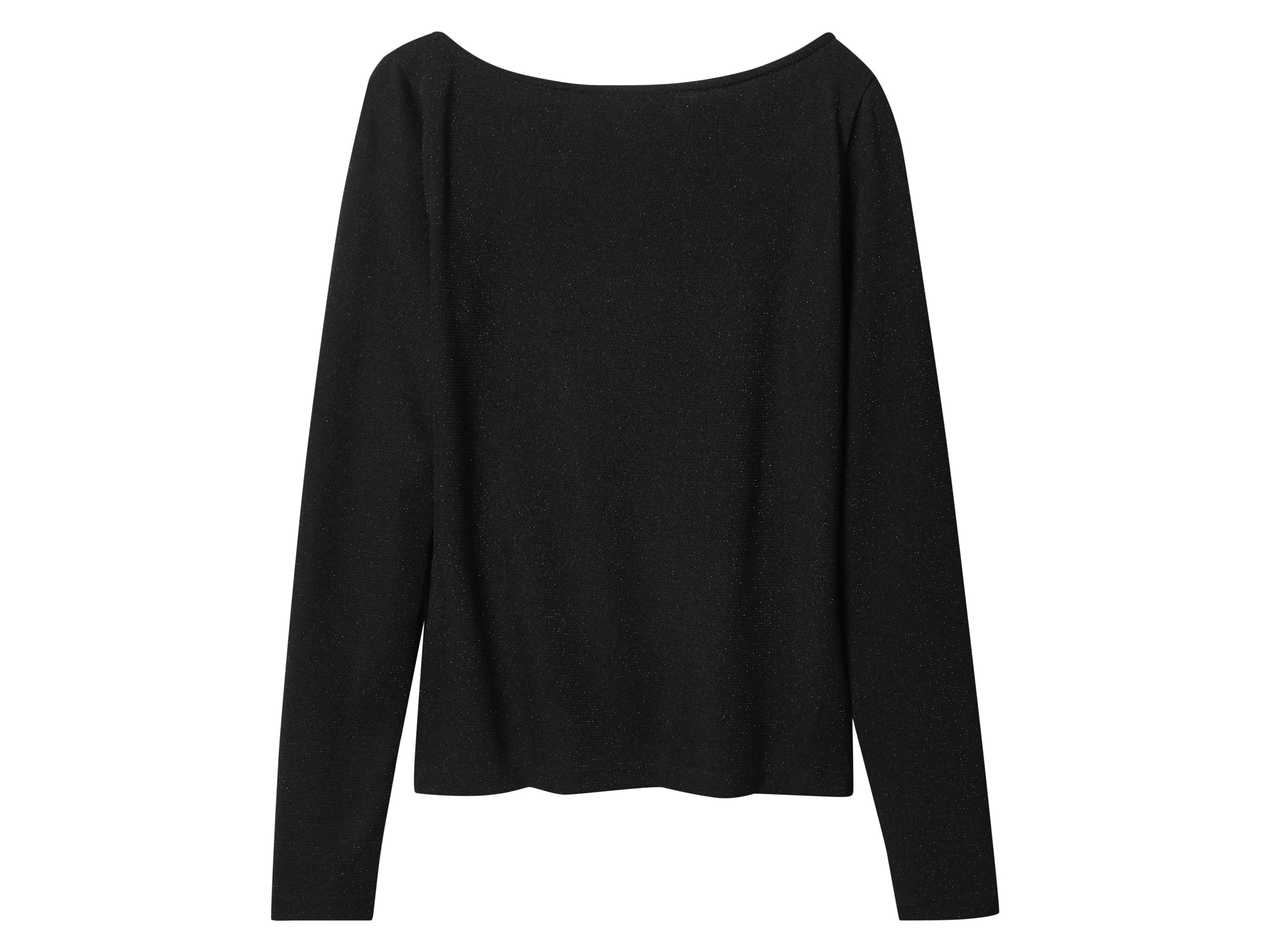 ESMARA® Damen Langarmshirt (Schwarz, XS(32/34)) – Bild 3 von 4