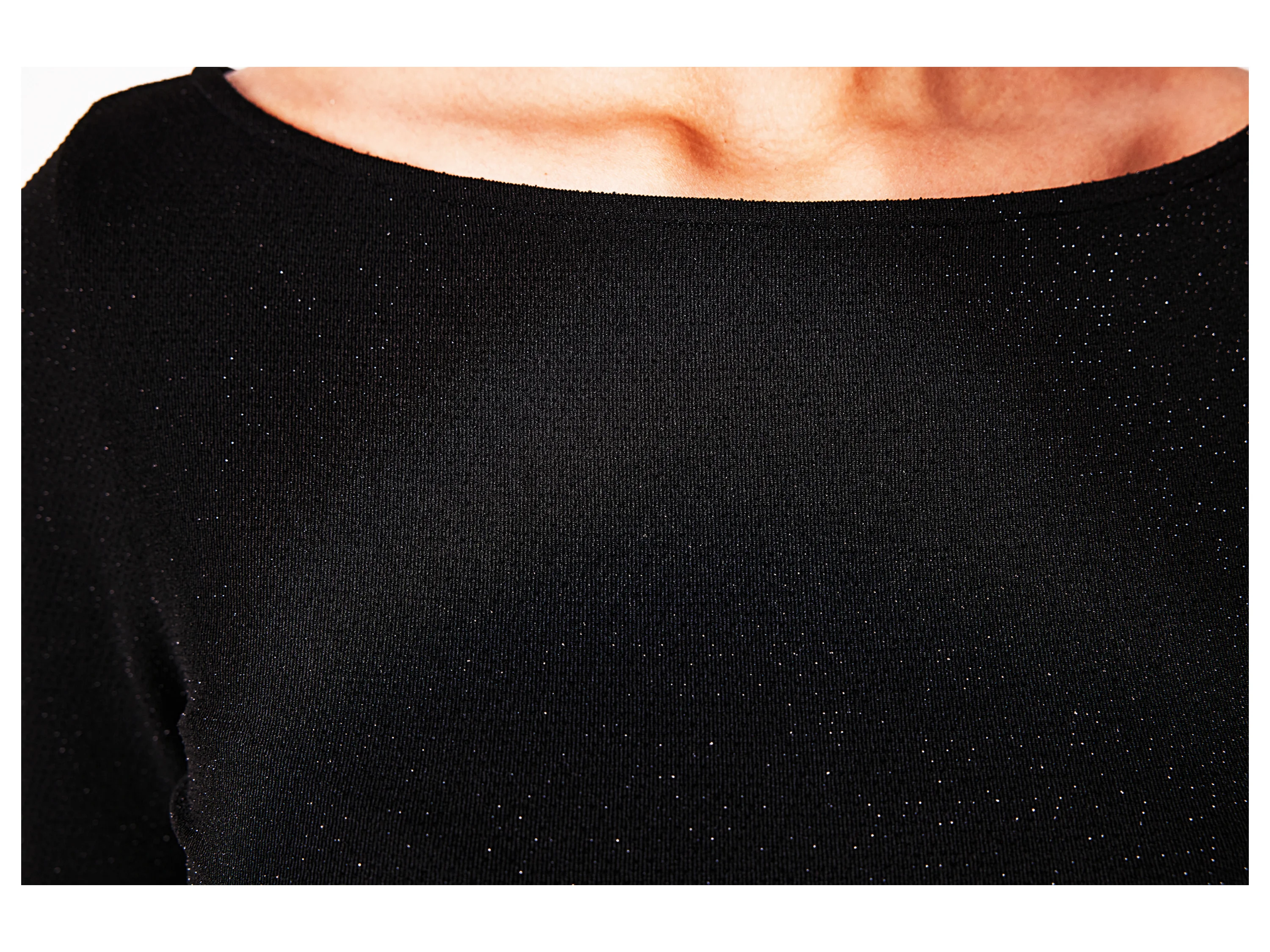 ESMARA® Damen Langarmshirt (Schwarz, XS(32/34)) – Bild 4 von 4