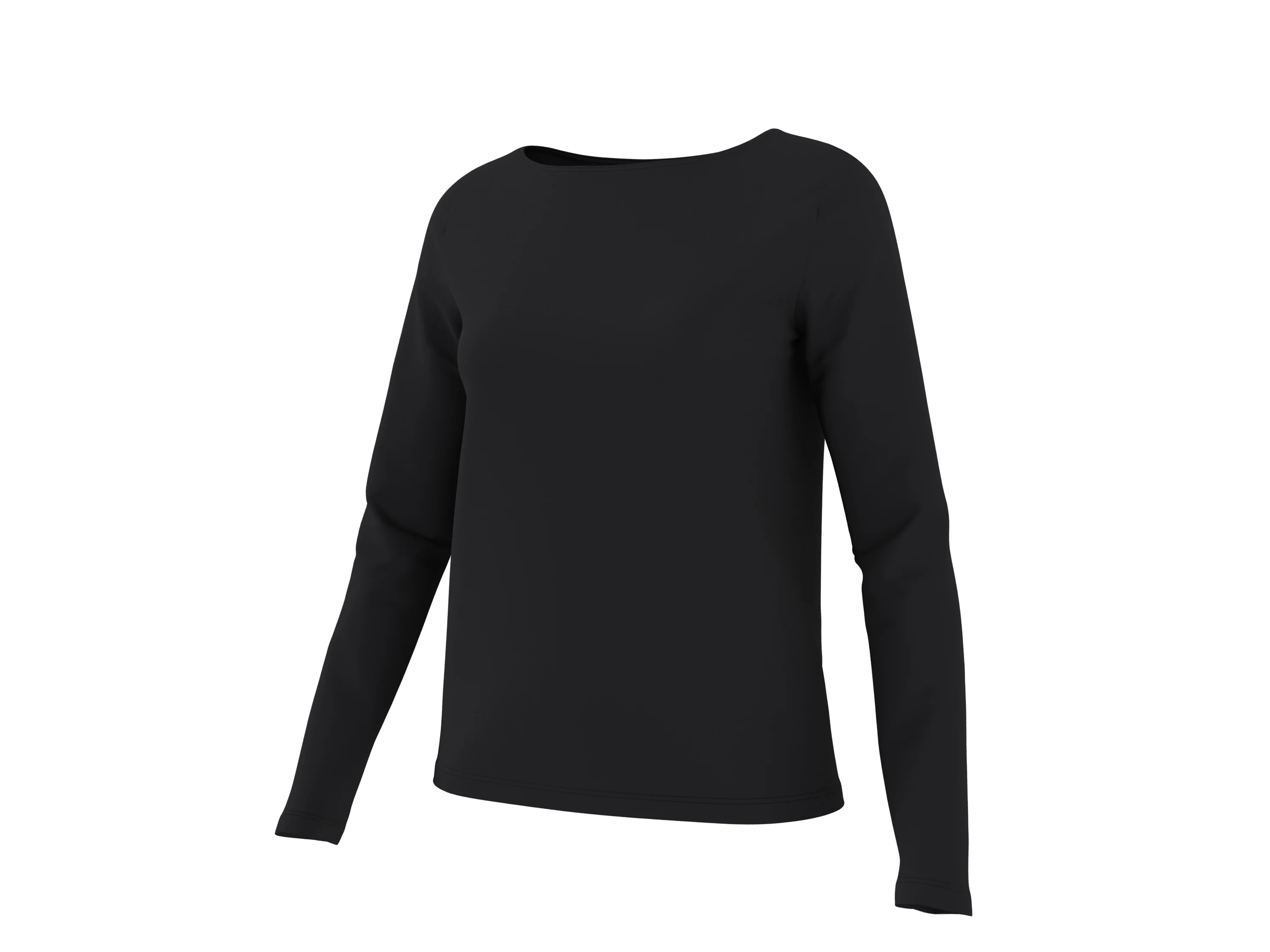 ESMARA® Damen Langarmshirt (Schwarz, S(36/38)) – Bild 2 von 3