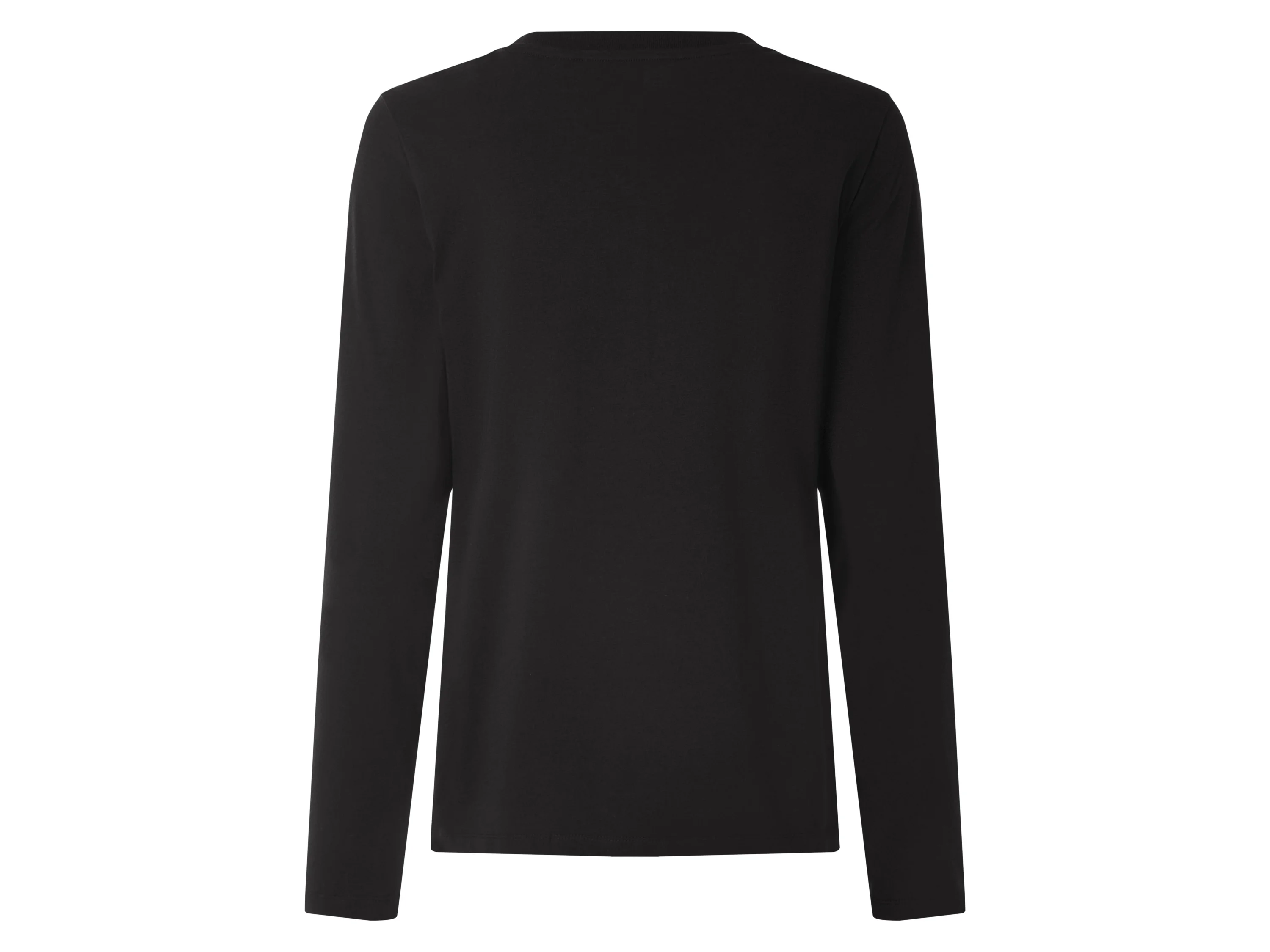 ESMARA® Damen Langarmshirt (Schwarz, XS(32/34)) – Bild 3 von 3