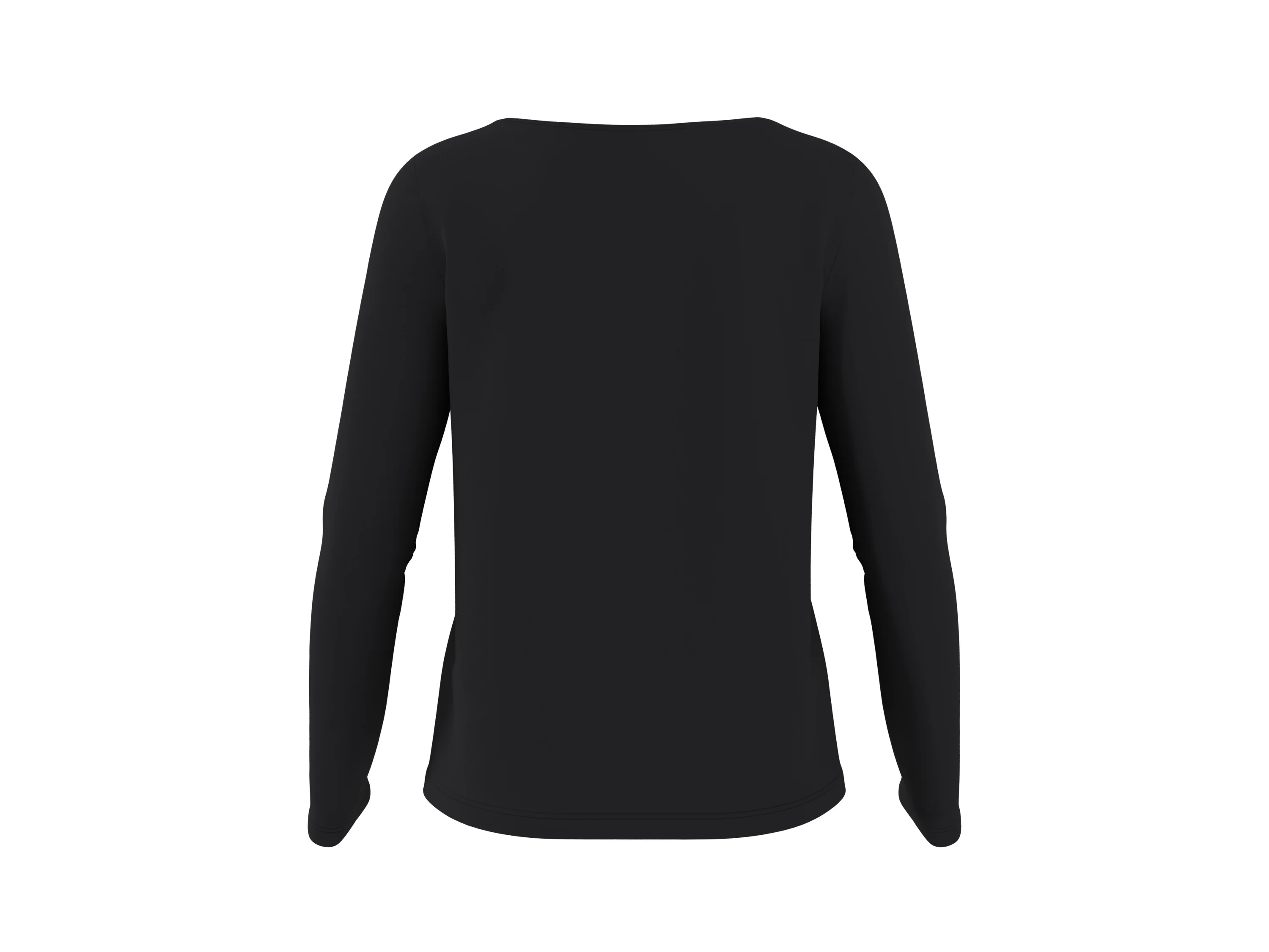 ESMARA® Damen Langarmshirt (Schwarz, XS(32/34)) – Bild 3 von 3