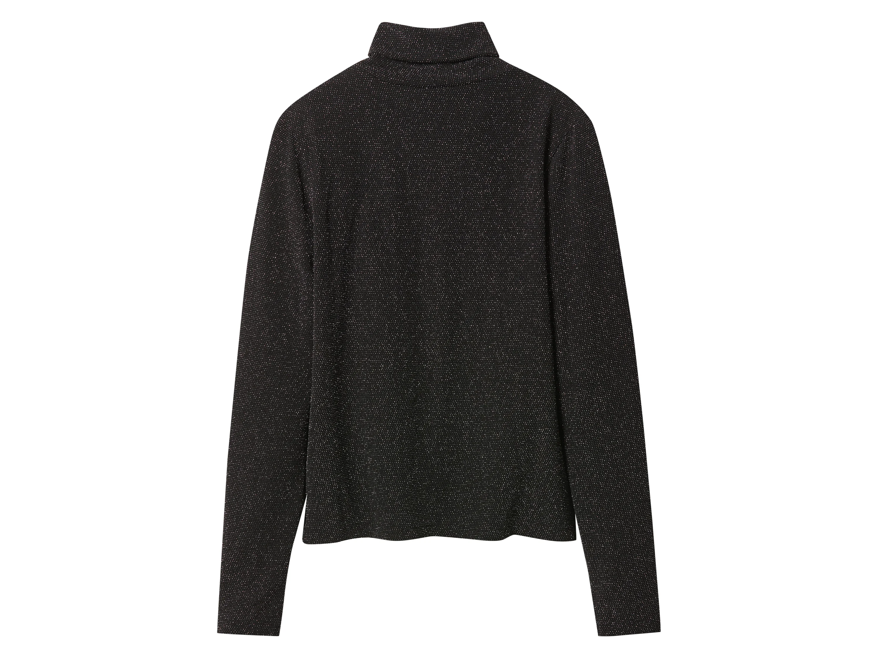 ESMARA® Damen Langarmshirt (Schwarz/silber, L(44/46)) – Bild 3 von 4