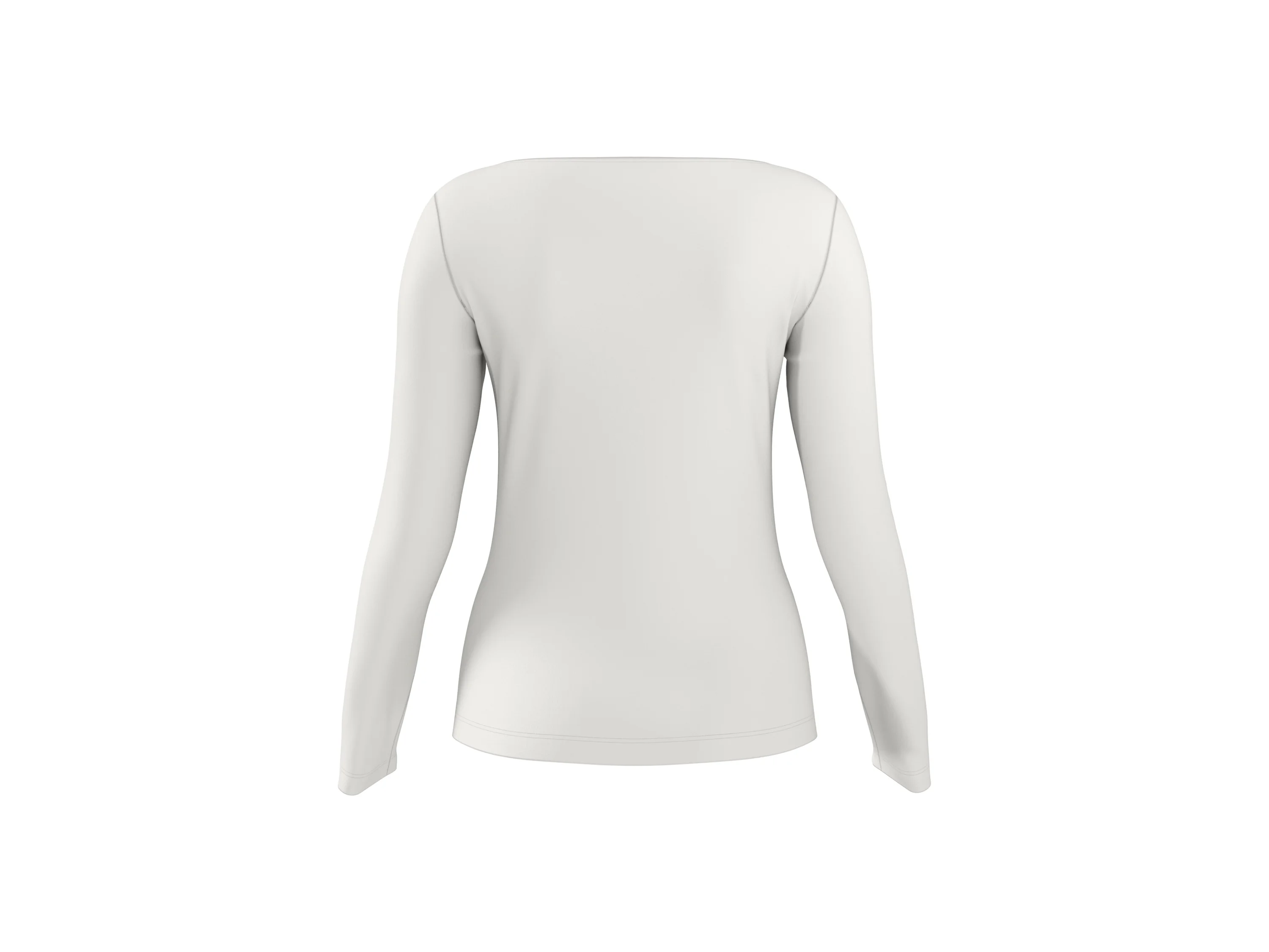 ESMARA® Damen Langarmshirt (Weiß, L(44/46)) – Bild 3 von 4
