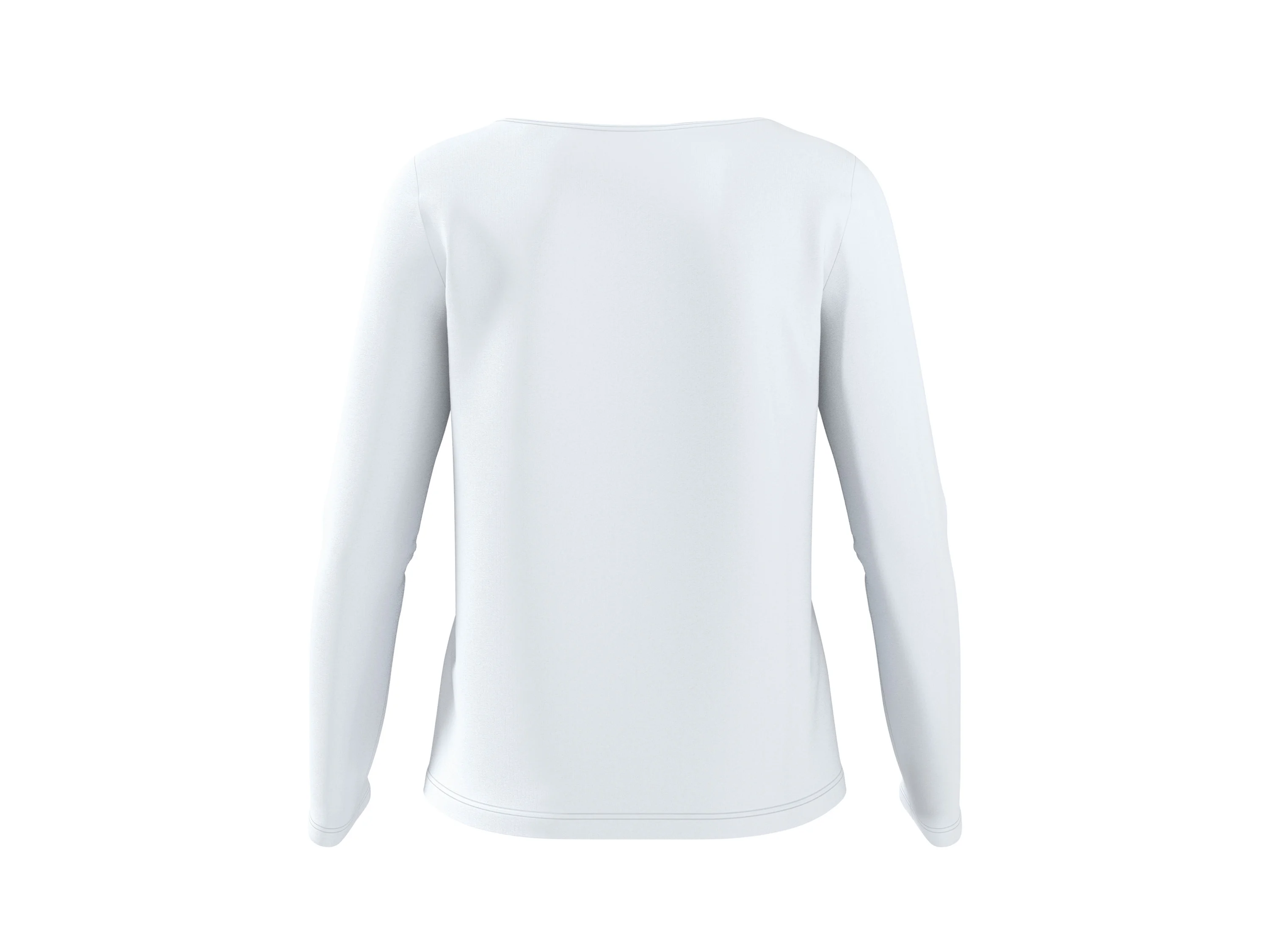 ESMARA® Damen Langarmshirt (Weiß, XS(32/34)) – Bild 2 von 3