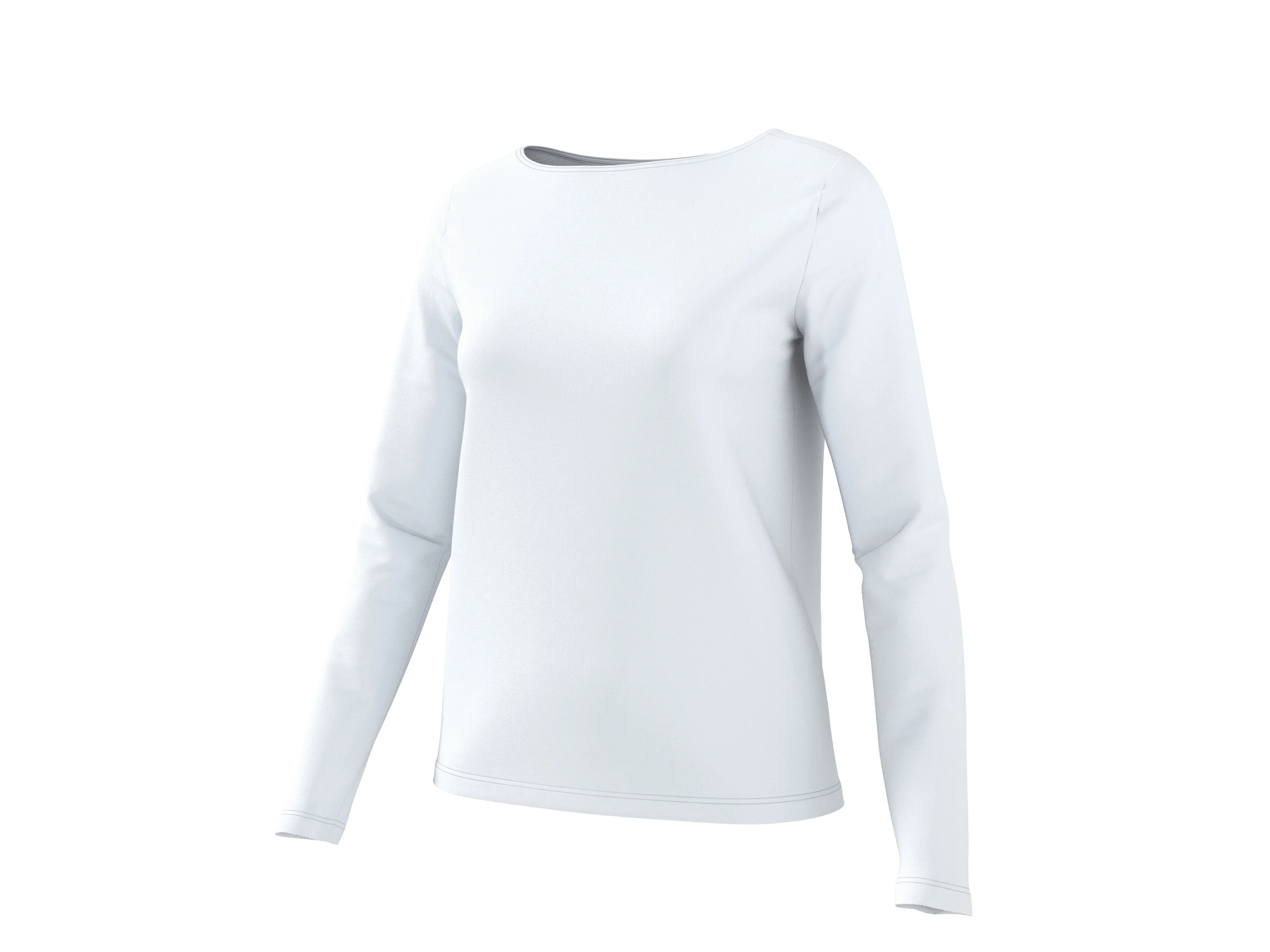 ESMARA® Damen Langarmshirt (Weiß, XS(32/34)) – Bild 3 von 3