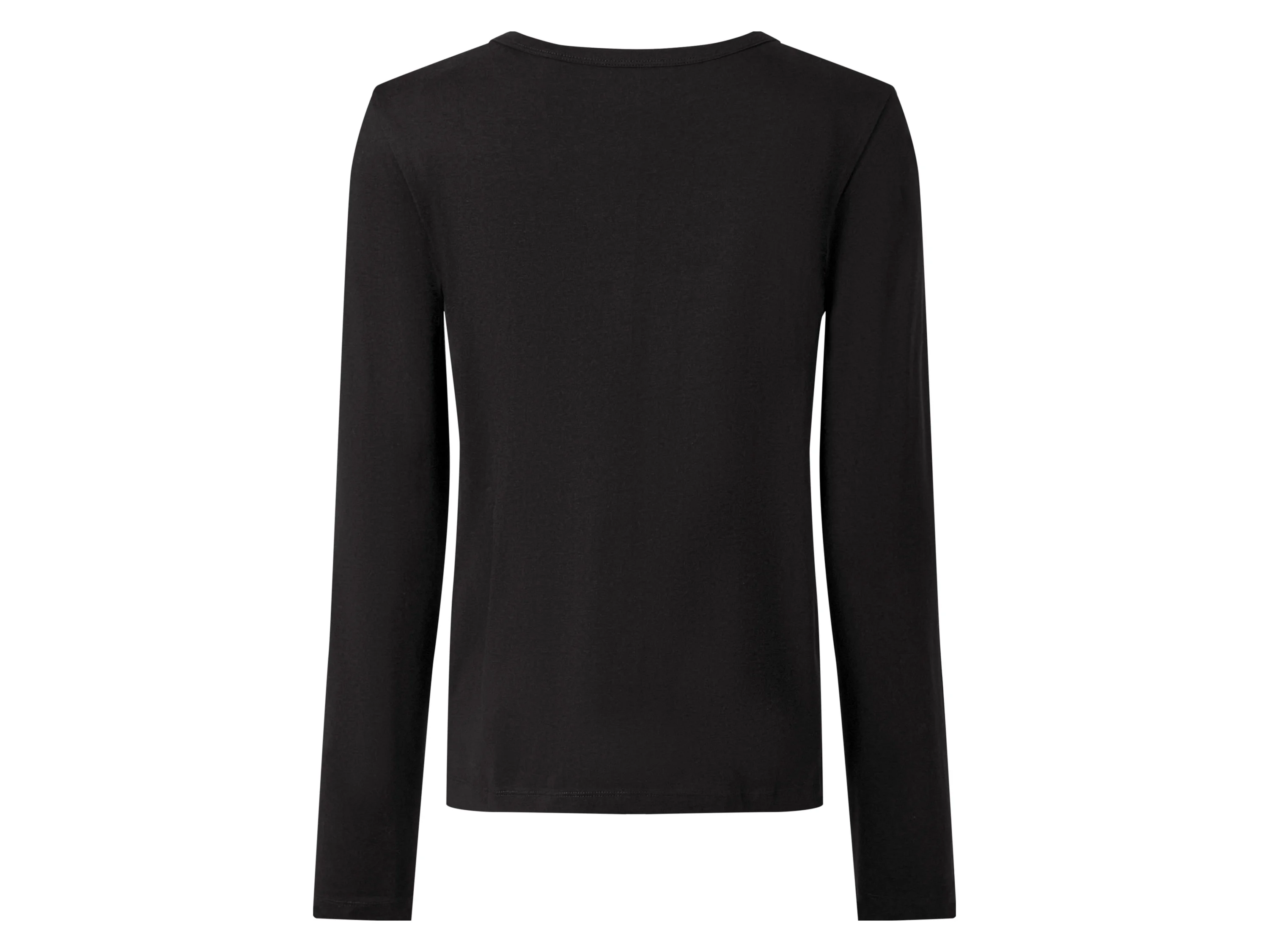 ESMARA® Damen Langarmshirts, 2 Stück (Schwarz/weiß, XS(32/34)) – Bild 4 von 4