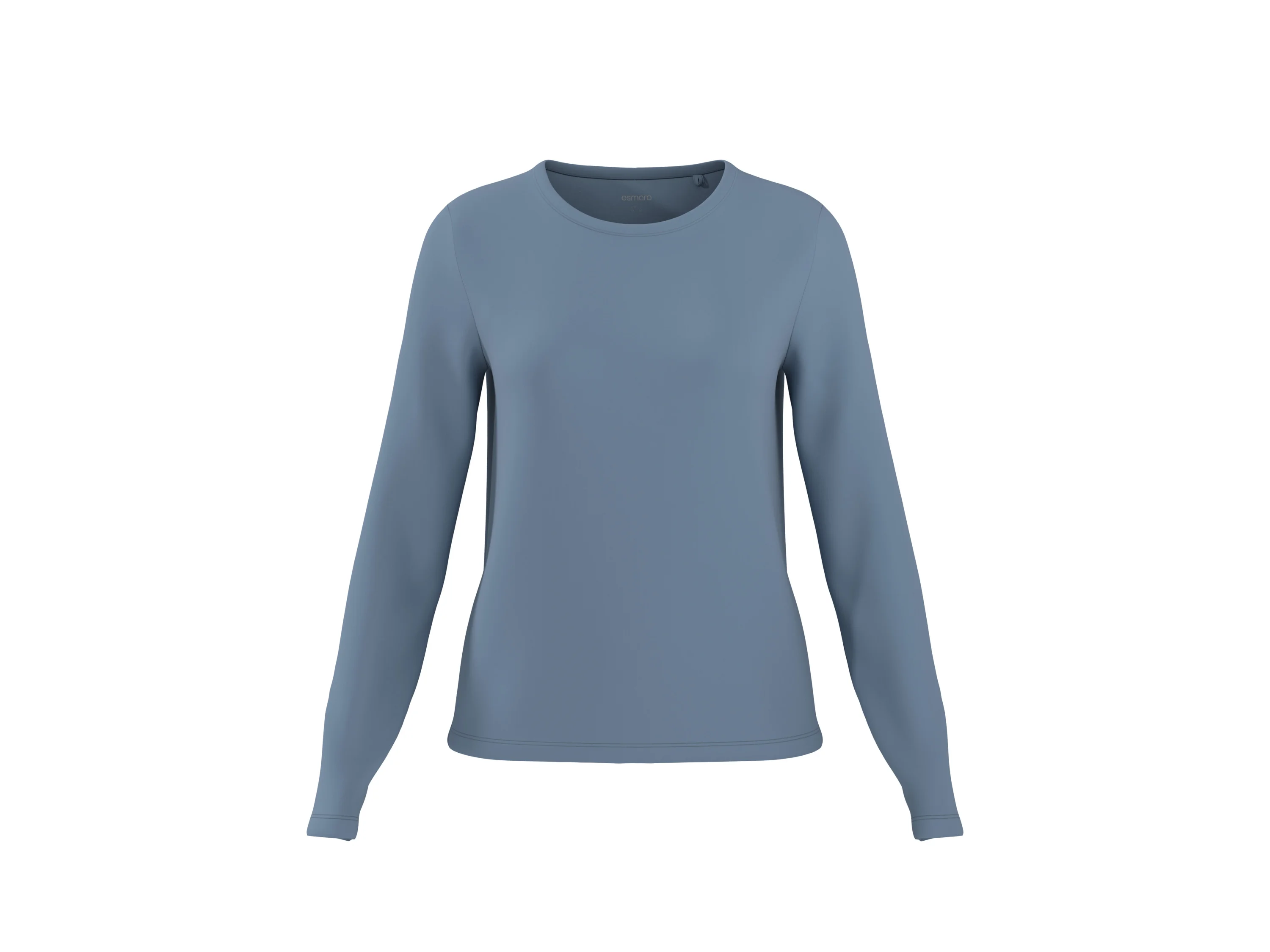 ESMARA® Damen Langarmshirts, 2 Stück (Blau/Weiß, S (36/38)) – Bild 2 von 4