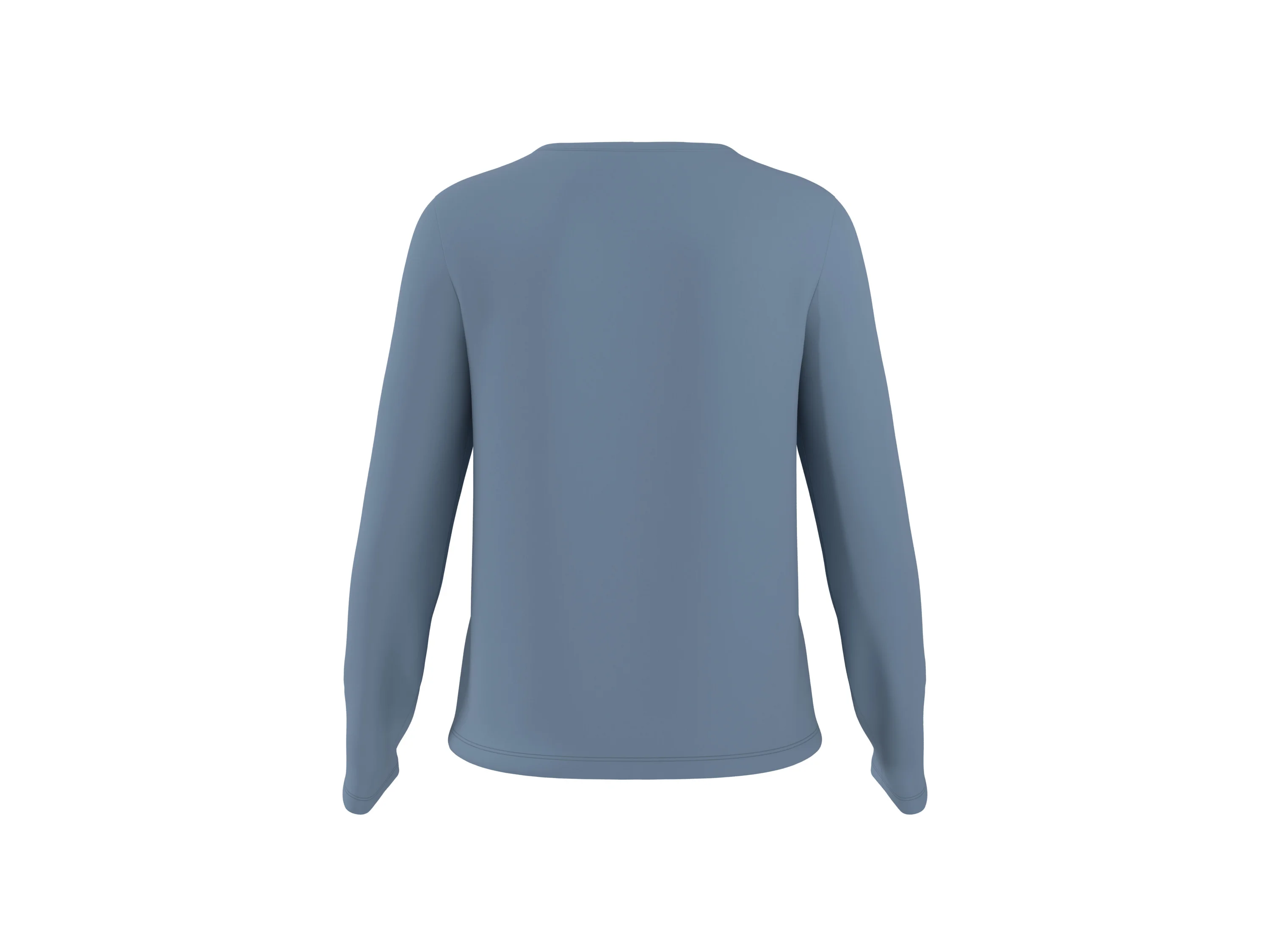 ESMARA® Damen Langarmshirts, 2 Stück (Blau/Weiß, M (40/42)) – Bild 4 von 4