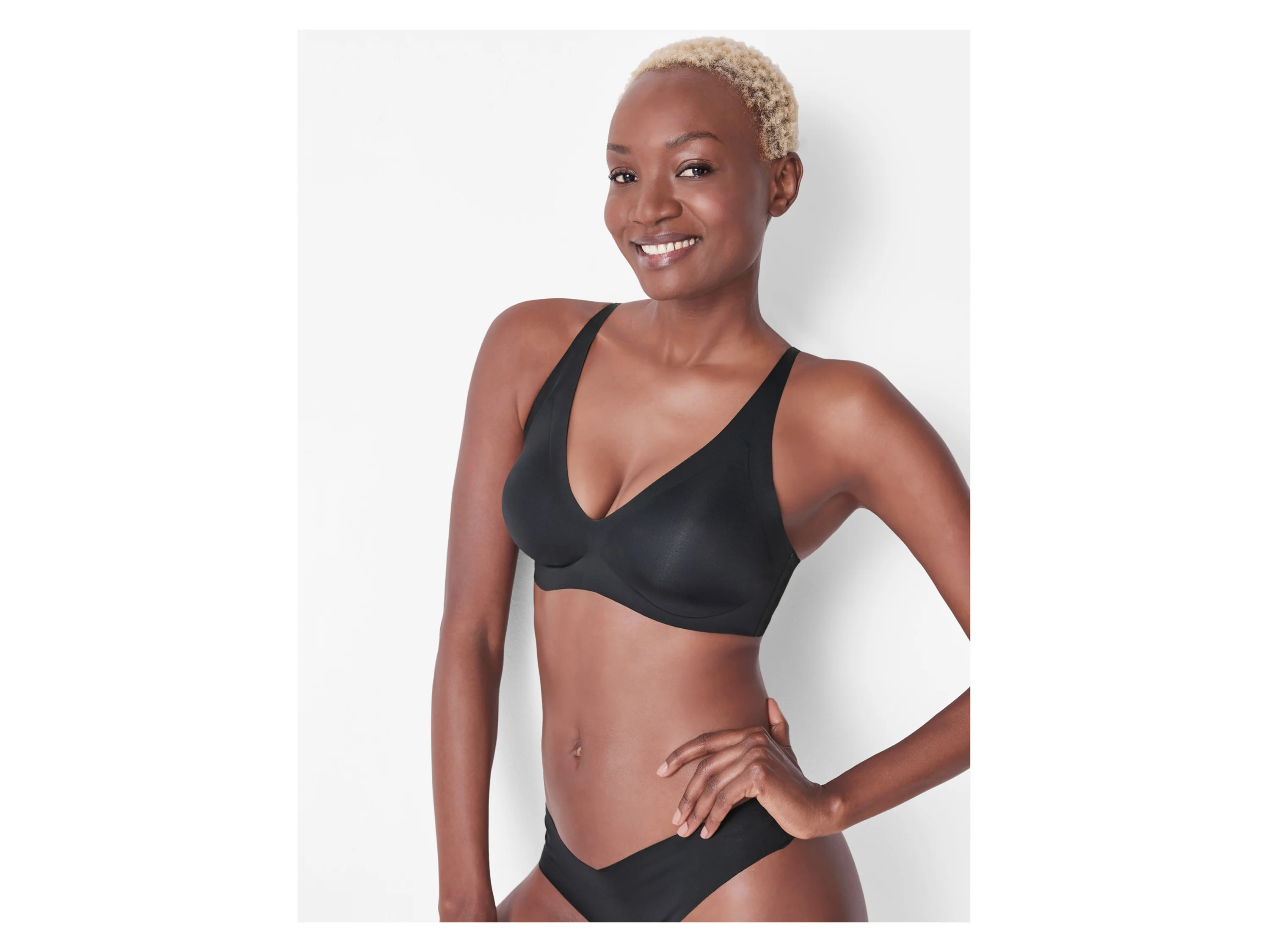 ESMARA® Damen Lasercut-BH (Schwarz, M (40/42)) – Bild 2 von 3
