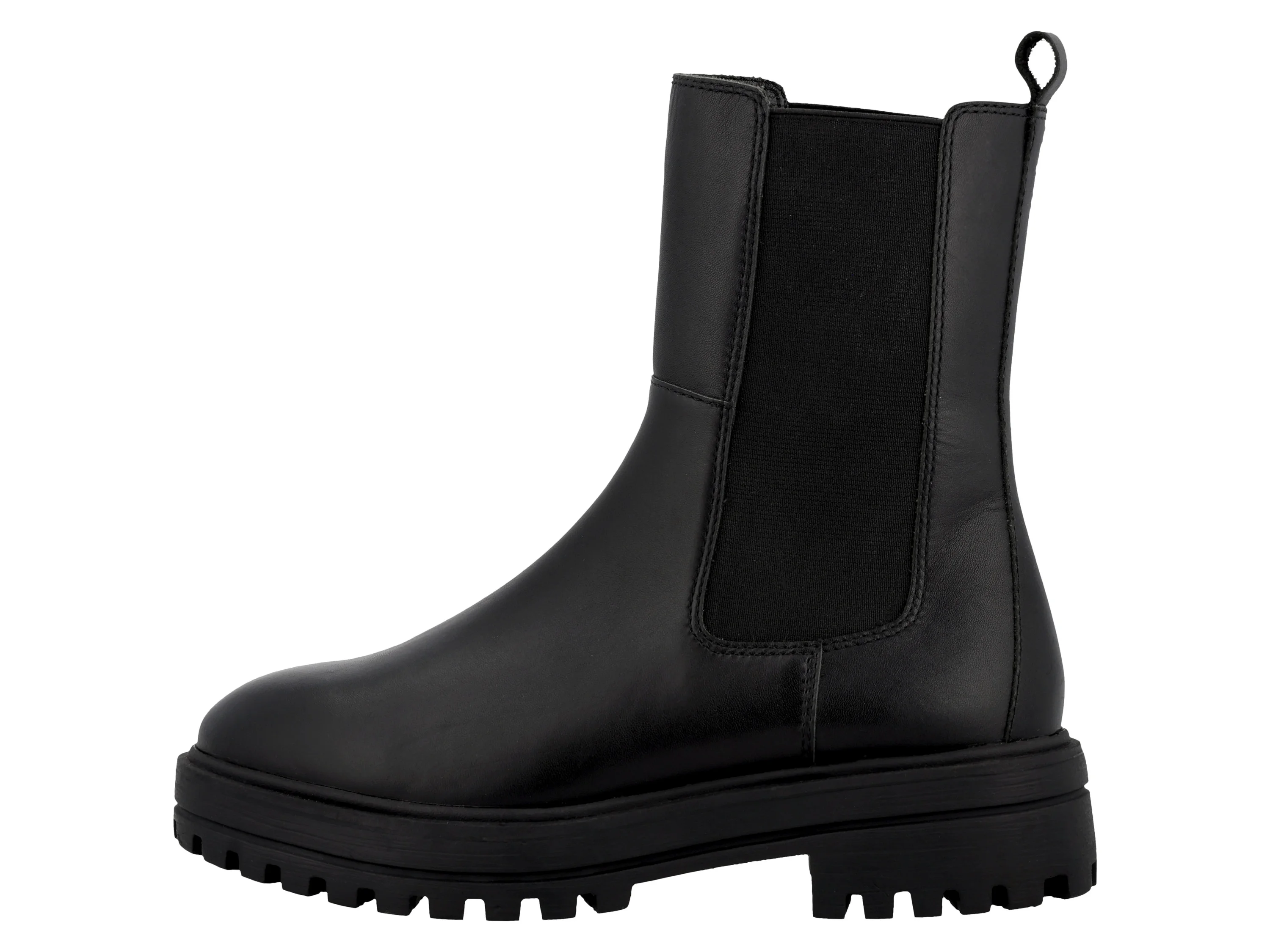 ESMARA® Damen Lederstiefeletten (Schwarz, 37) – Bild 3 von 4