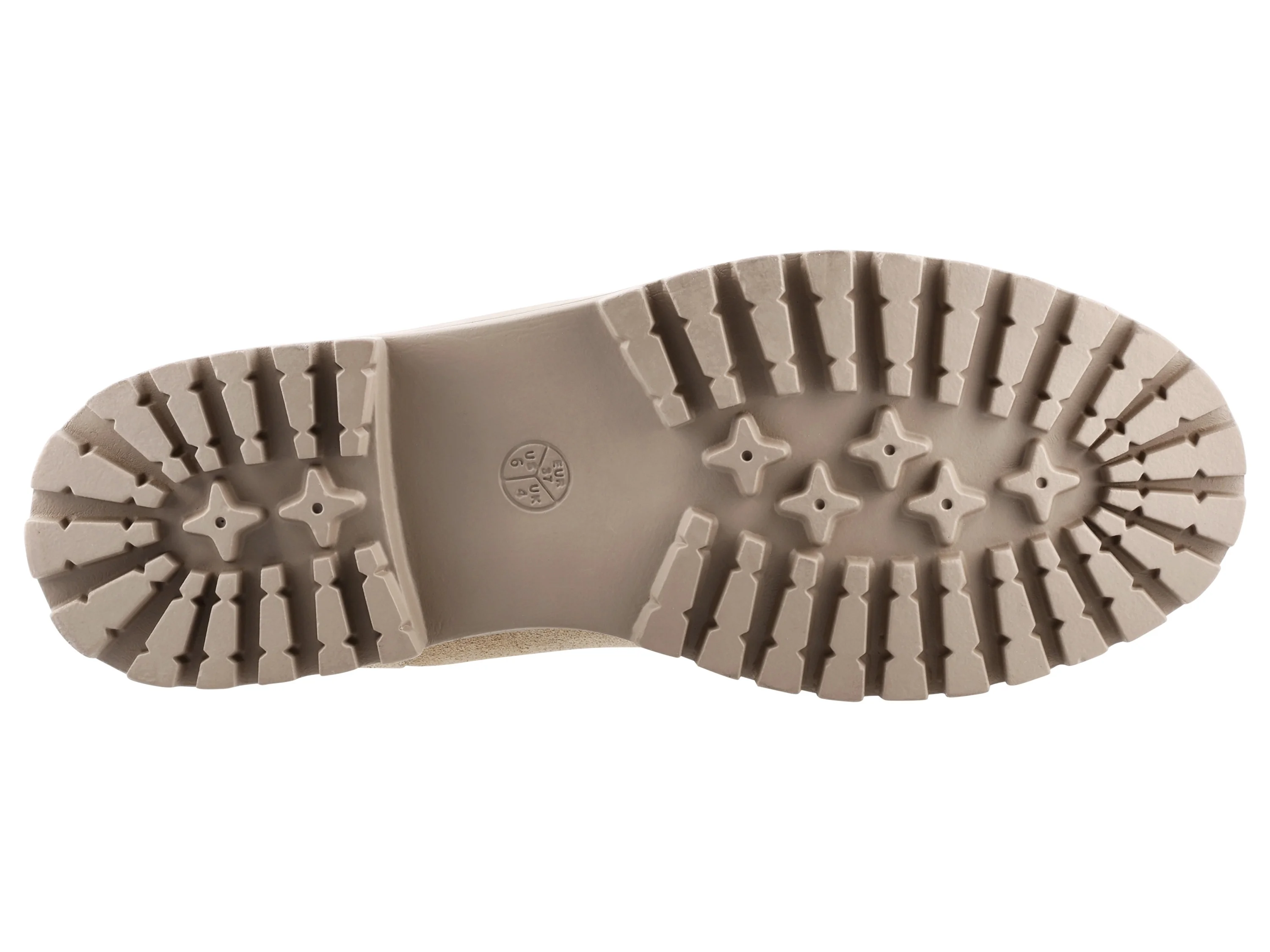 ESMARA® Damen Lederstiefeletten (Taupe, 38) – Bild 4 von 4