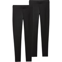 ESMARA® Damen Leggings, 2 Stück (Schwarz, XS(32/34))