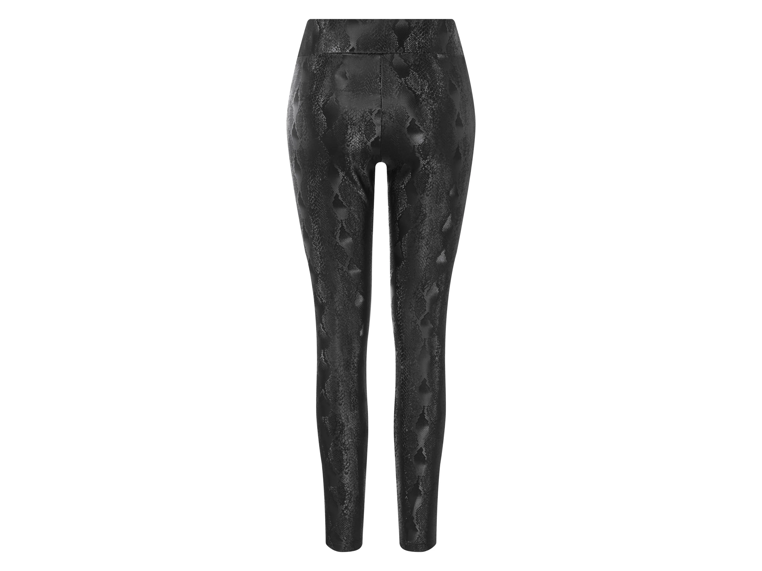 ESMARA® Damen Leggings in modischer Leder- oder Schlangenlederoptik (Schlangenprint, 42) – Bild 3 von 4