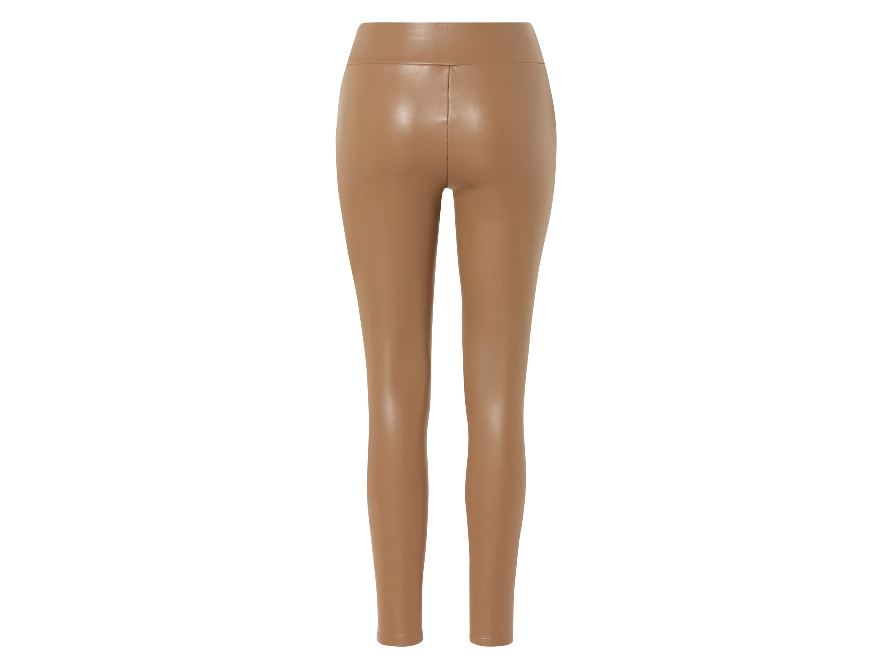 ESMARA® Damen Leggings Lederoptik (Braun, 42) – Bild 3 von 3