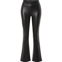 ESMARA® Damen Leggings Lederoptik (Schlaghose, 36)