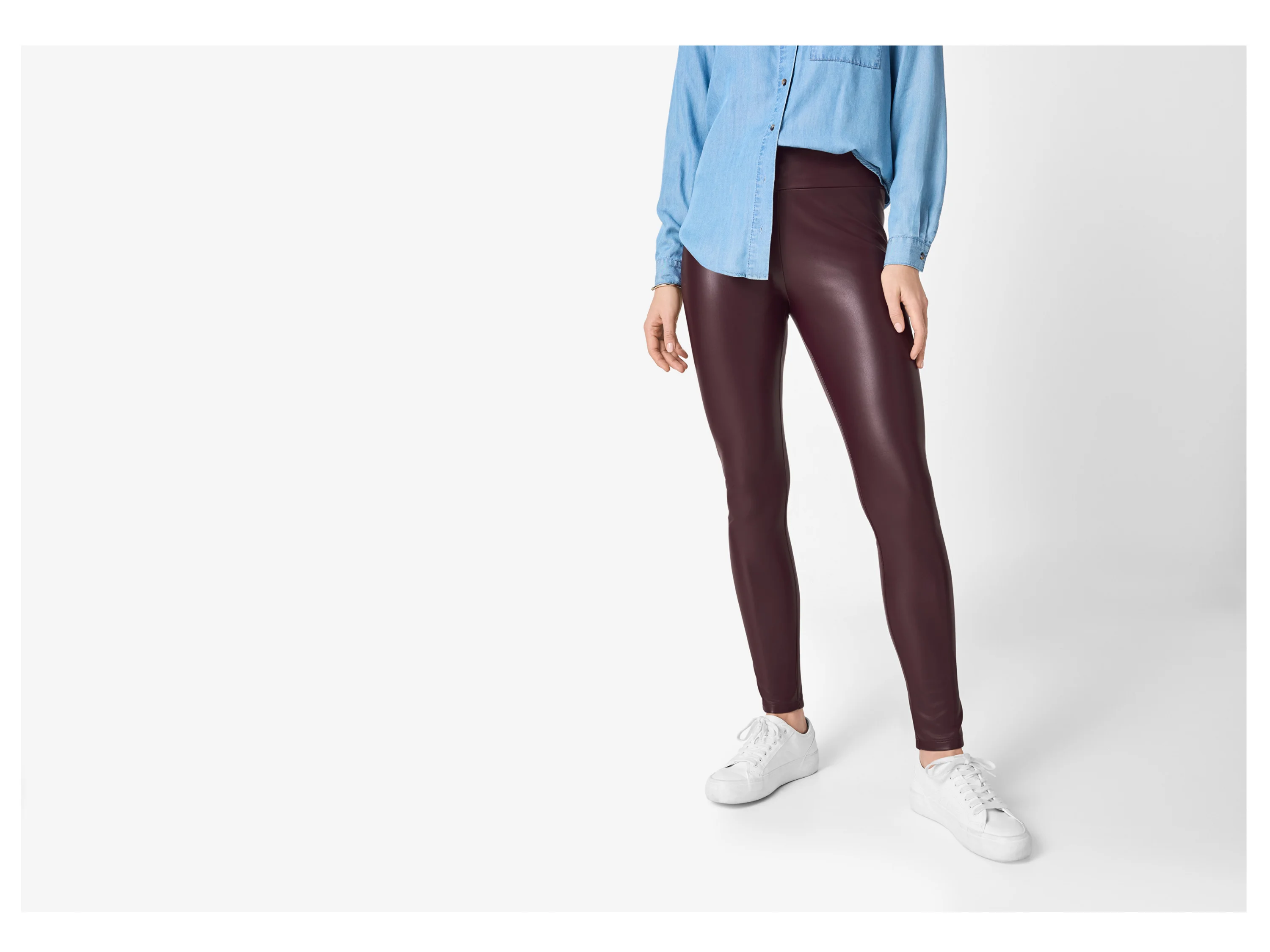 ESMARA® Damen Leggings (Lila, 40) – Bild 2 von 3