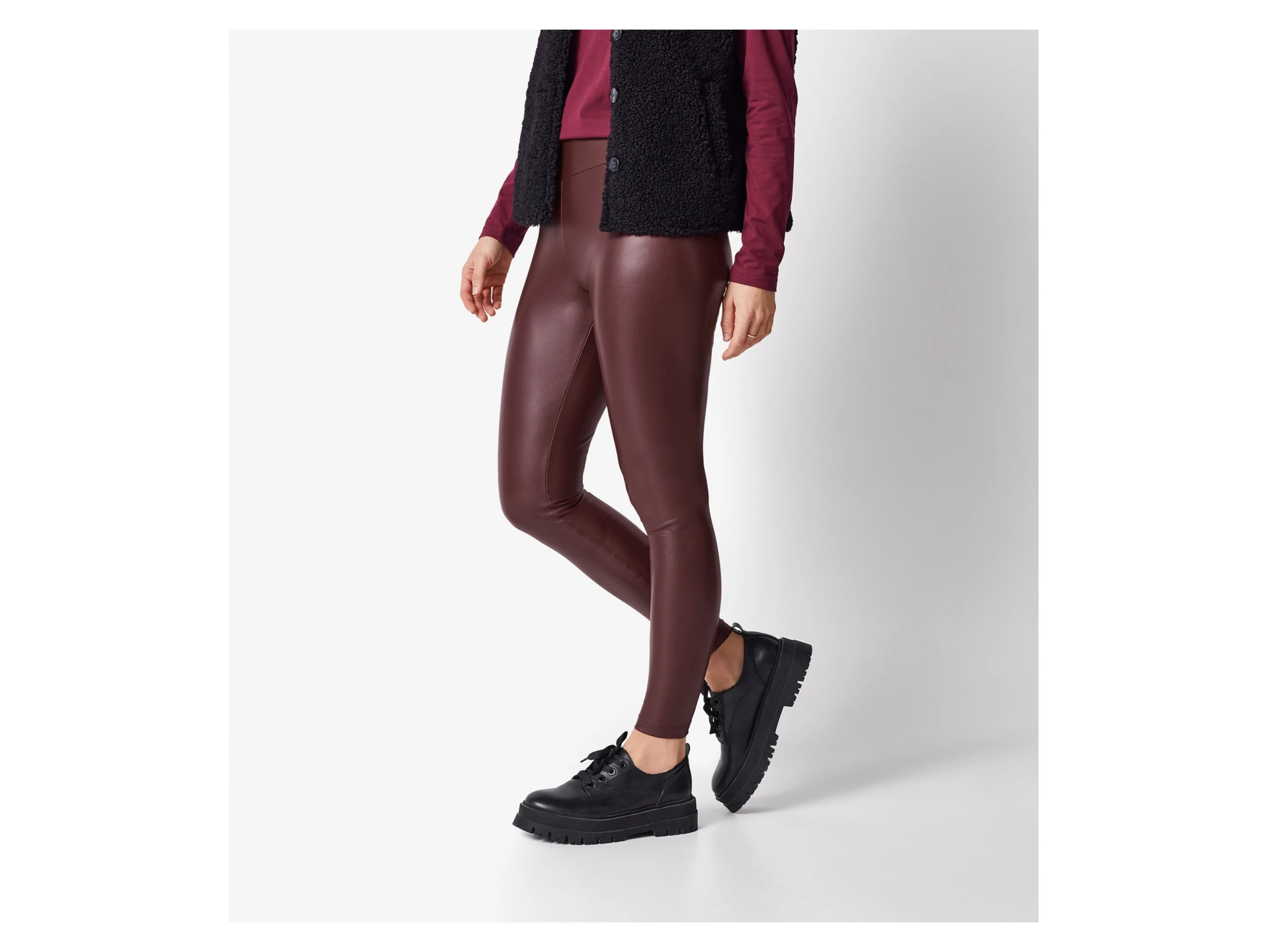 ESMARA® Damen Leggings (Lila, 42) – Bild 2 von 3