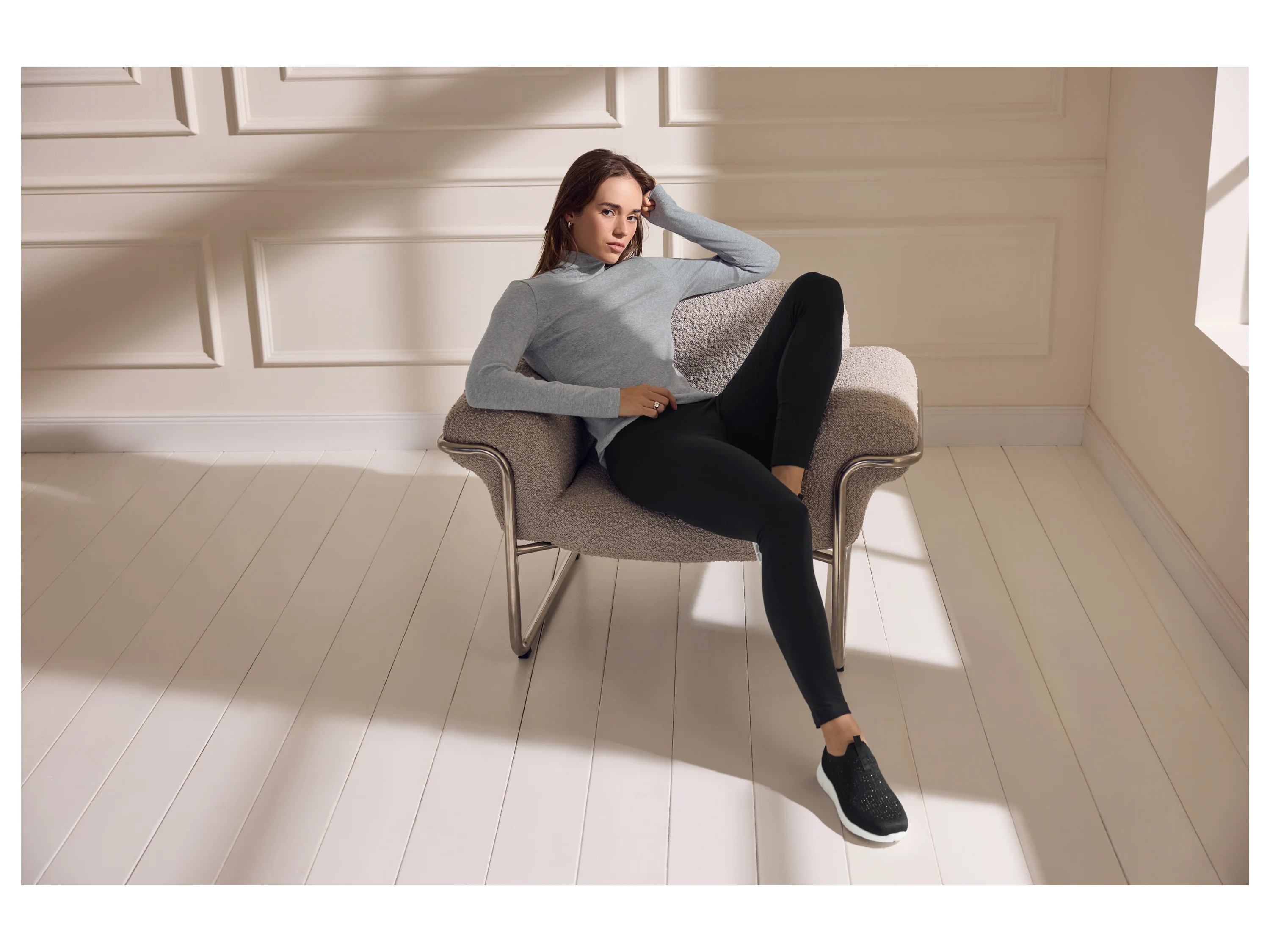 ESMARA® Damen Leggings (Schwarz, XS(32/34)) – Bild 4 von 4