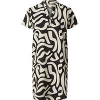 ESMARA® Damen Leinenkleid (schwarz/creme, S(36/38))