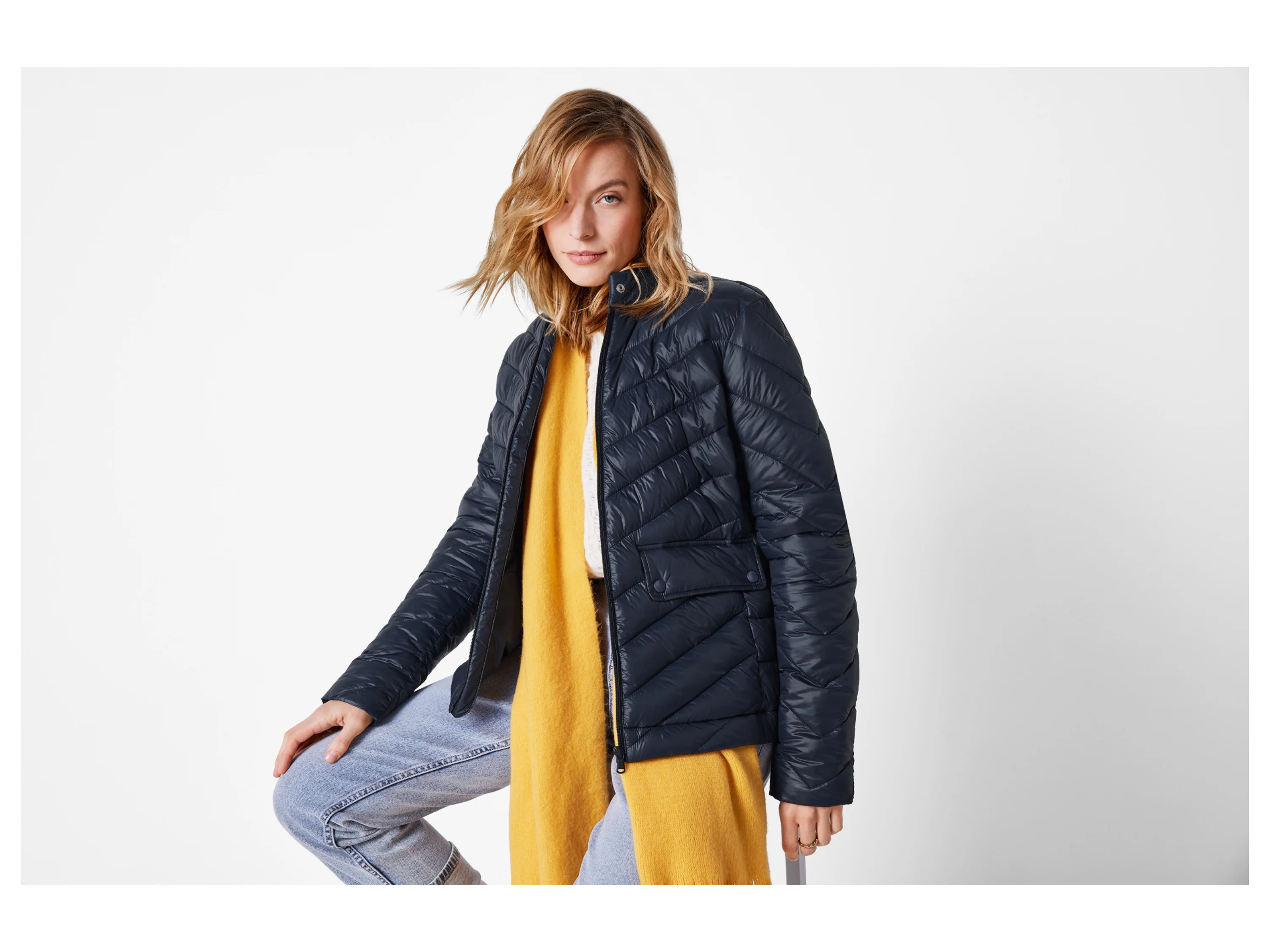 ESMARA® Damen Lightweight-Jacke (Navy, L(44/46)) – Bild 2 von 4