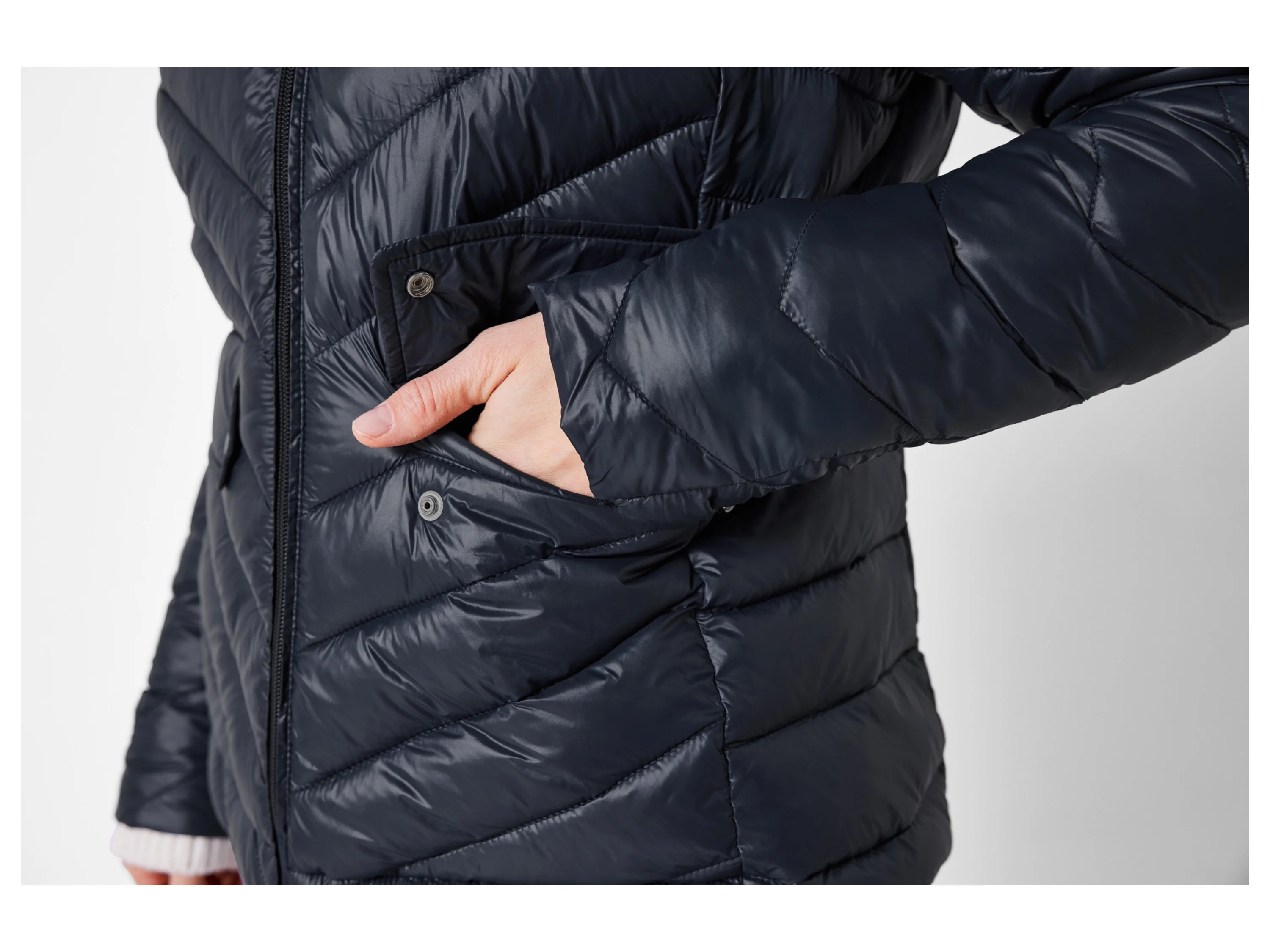 ESMARA® Damen Lightweight-Jacke (Navy, L(44/46)) – Bild 4 von 4