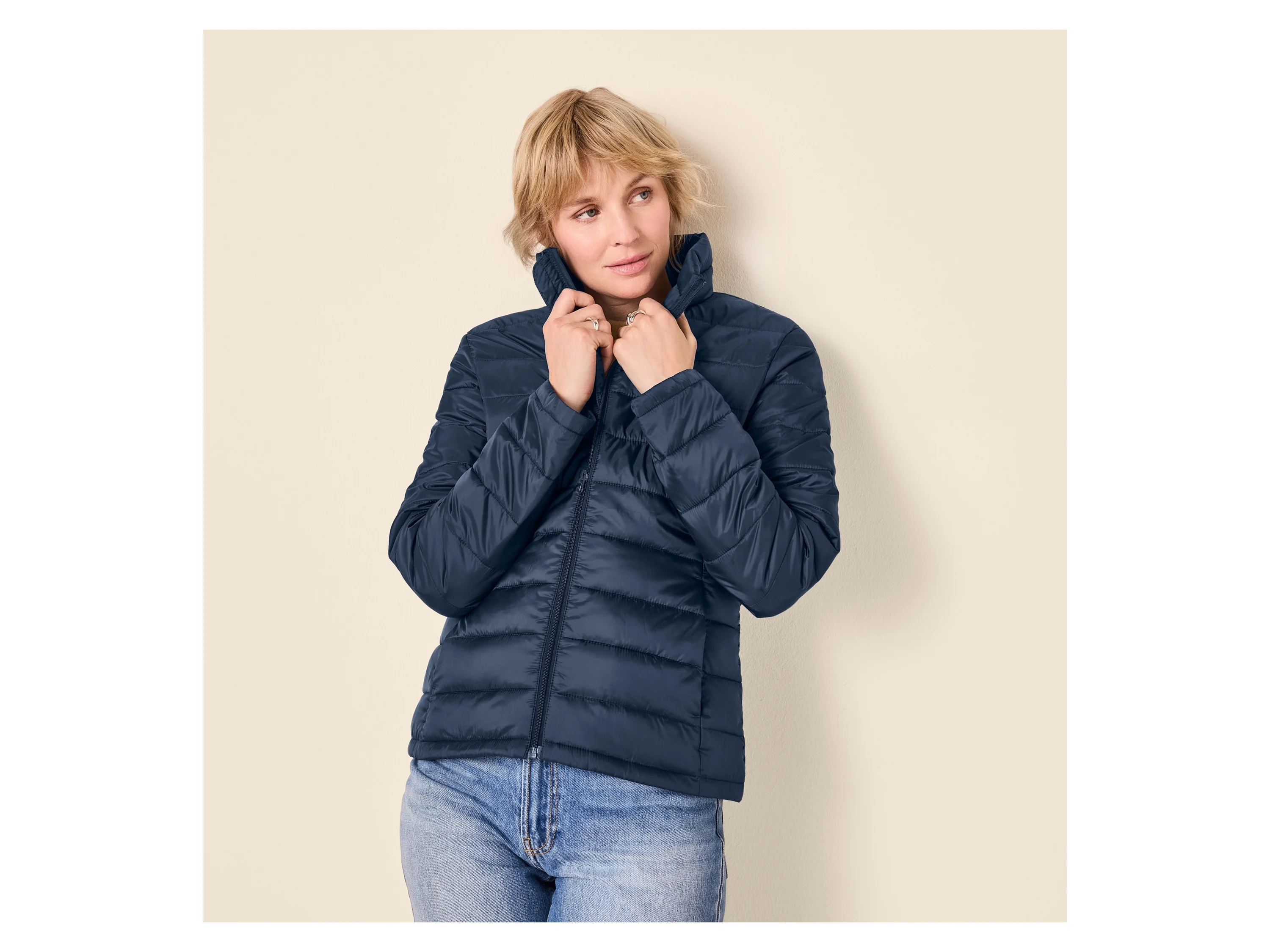 ESMARA® Damen Lightweight-Jacke (Navy, XL(48/50)) – Bild 2 von 3