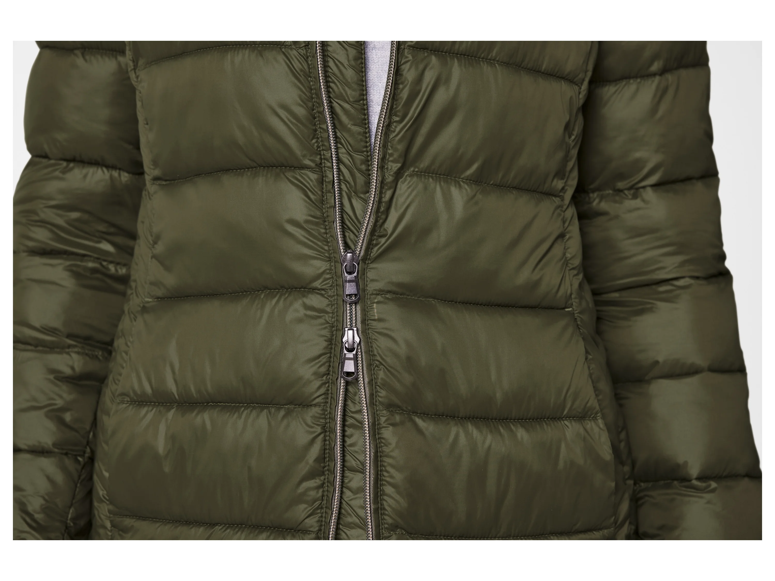 ESMARA® Damen Lightweight-Mantel (Olive, S(36/38)) – Bild 4 von 4