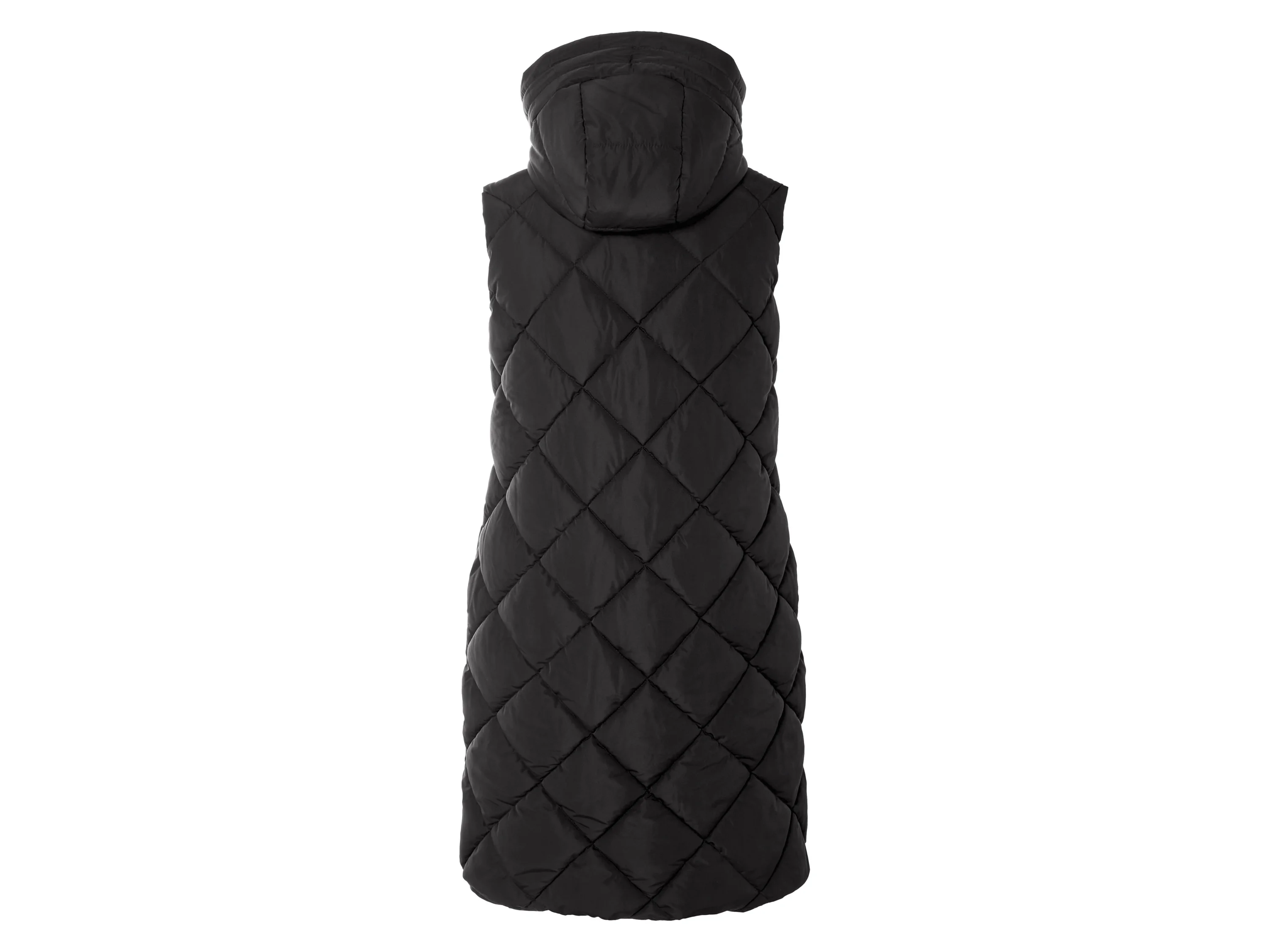 ESMARA® Damen Longweste, mit Kapuze (Schwarz, XS(32/34)) – Bild 3 von 4