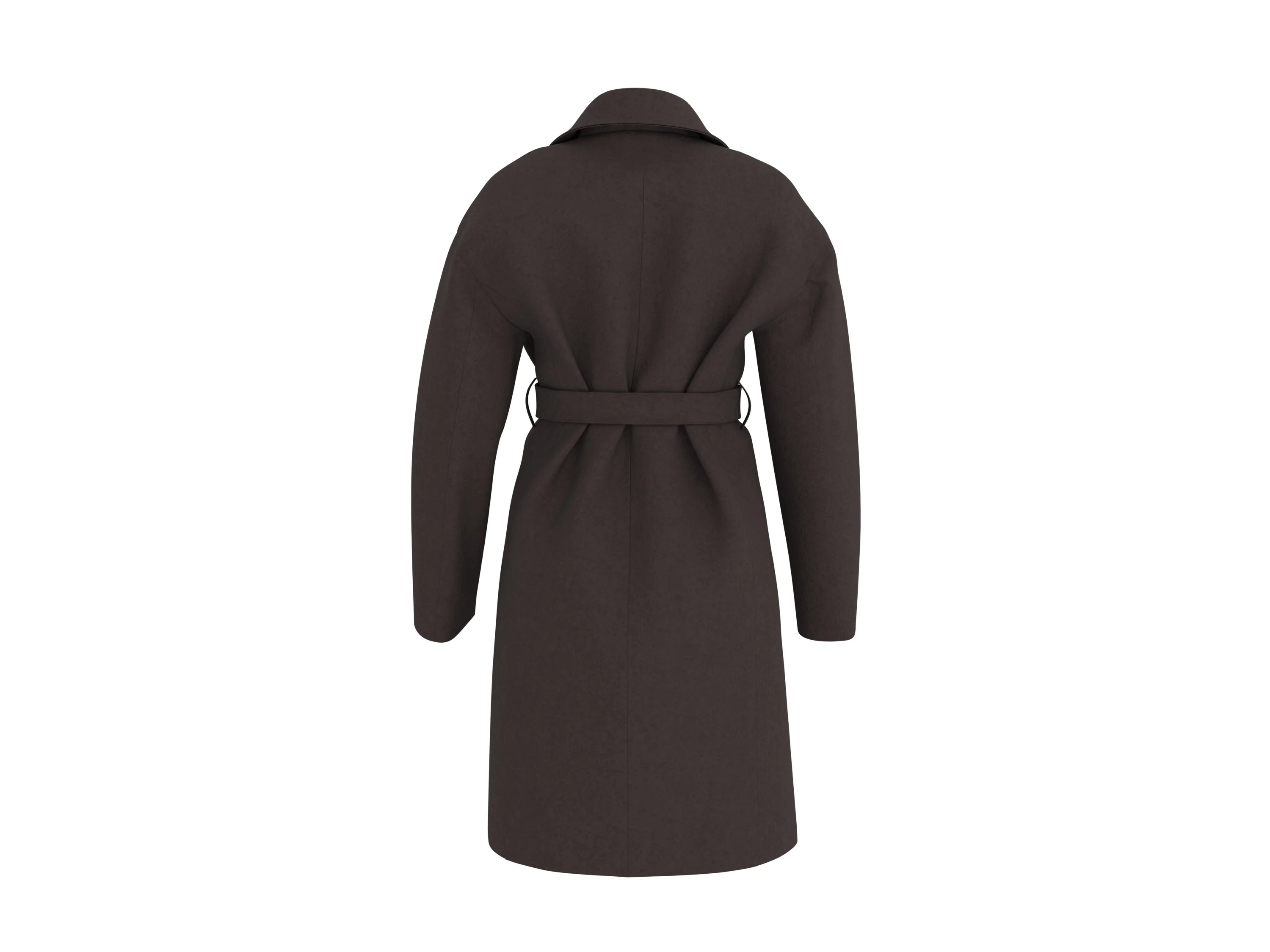 ESMARA® Damen Mantel (Braun, L(44/46)) – Bild 4 von 4